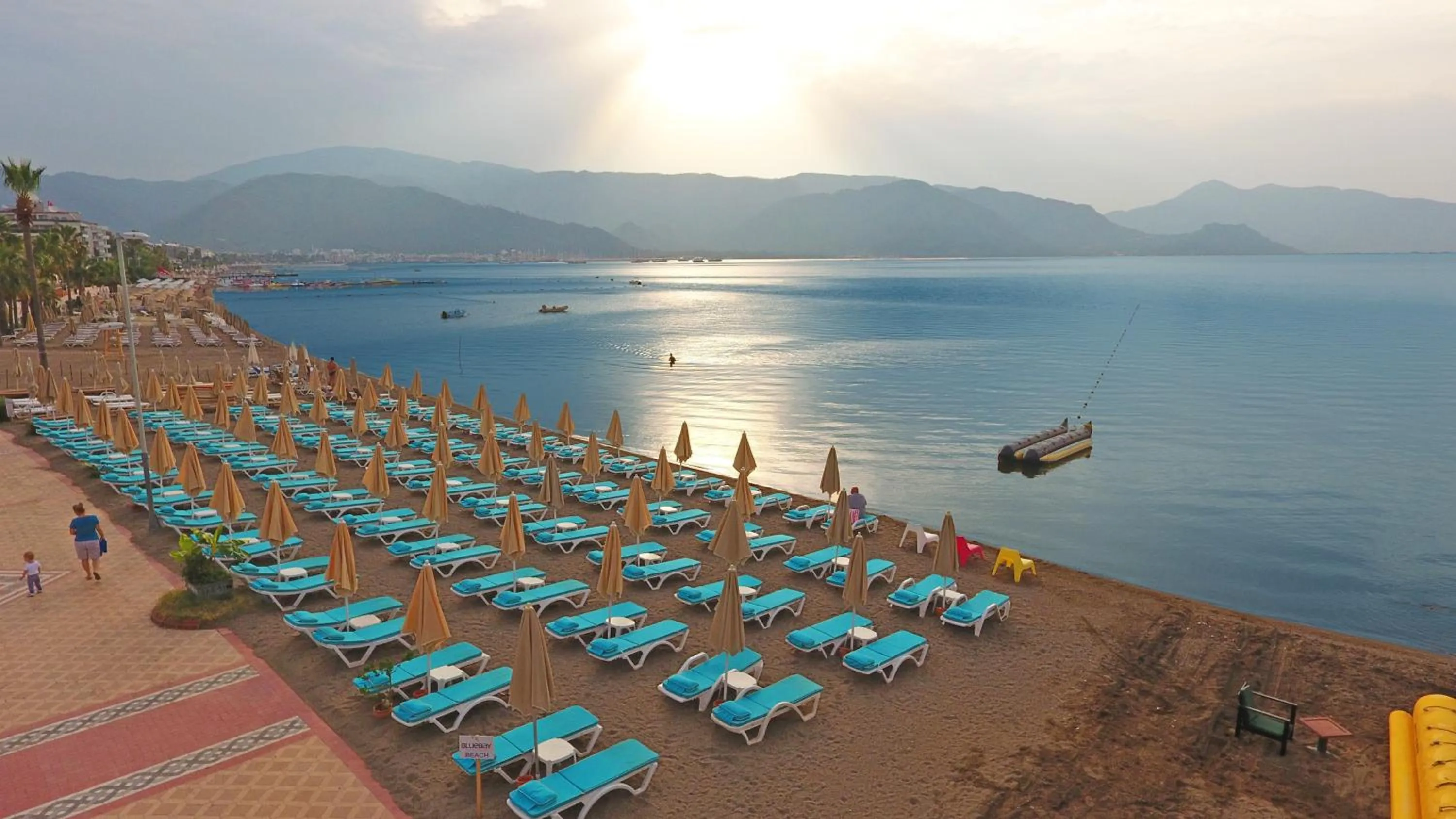 Beach in Lalila Blue Suites