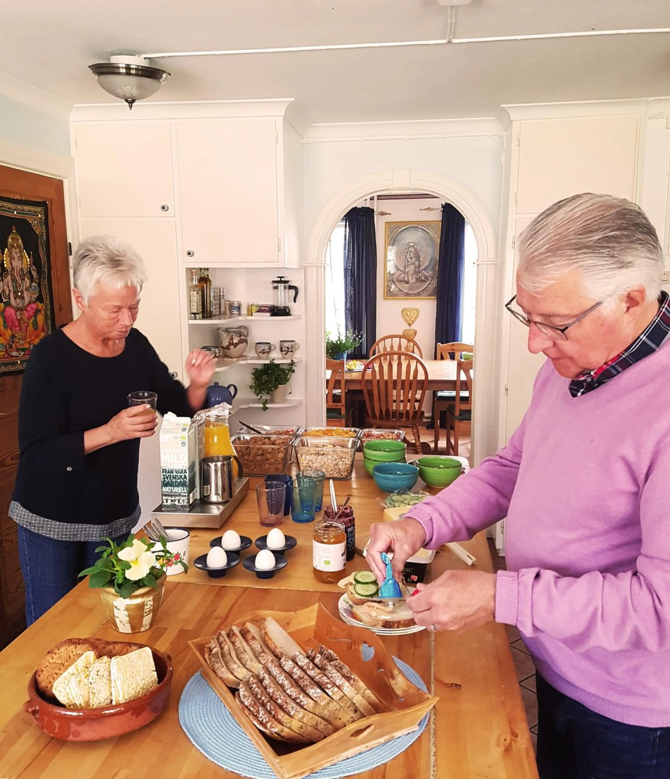 Breakfast in Garpenbergs B&B, BnB