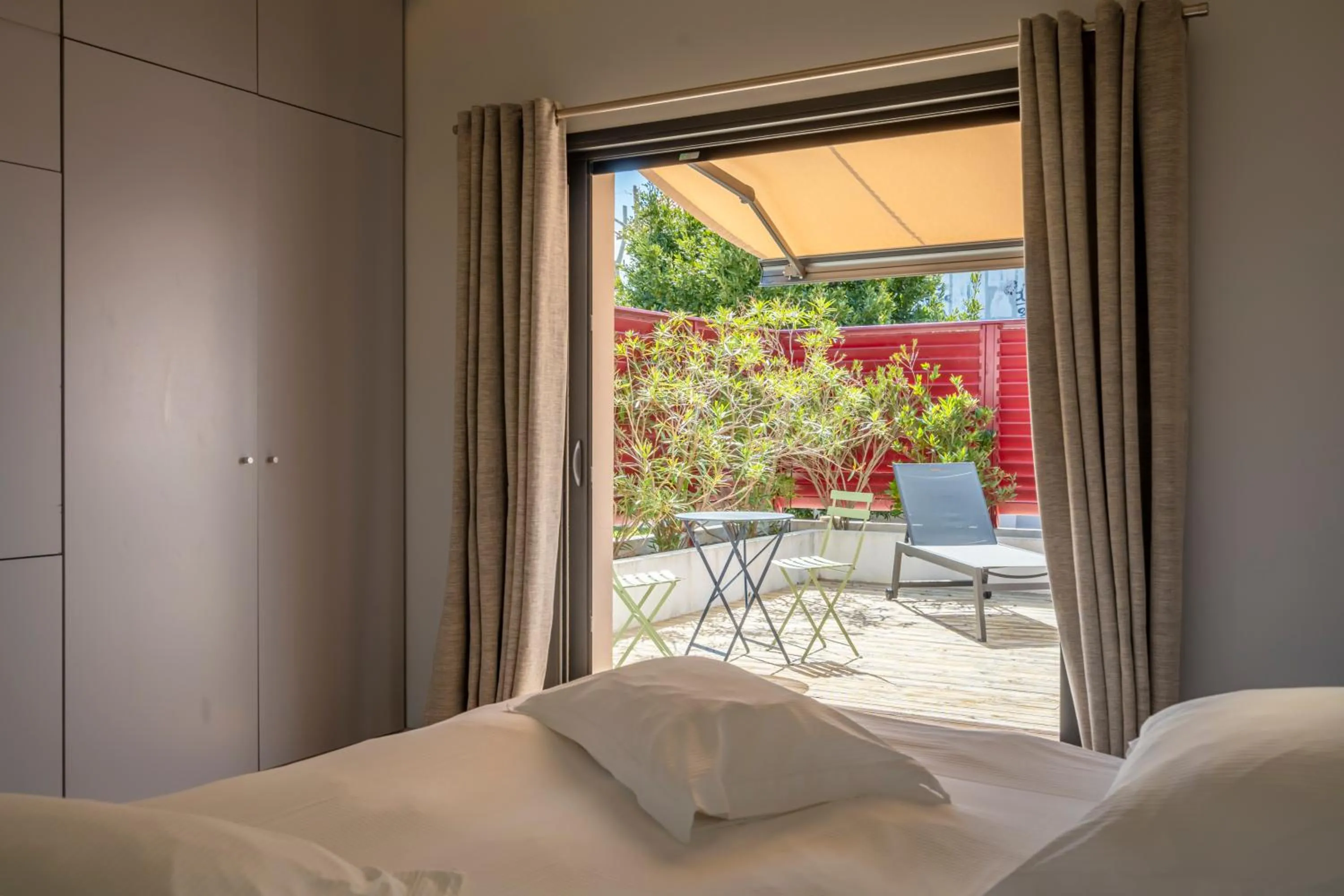 Patio, Bed in Lafitenia Resort