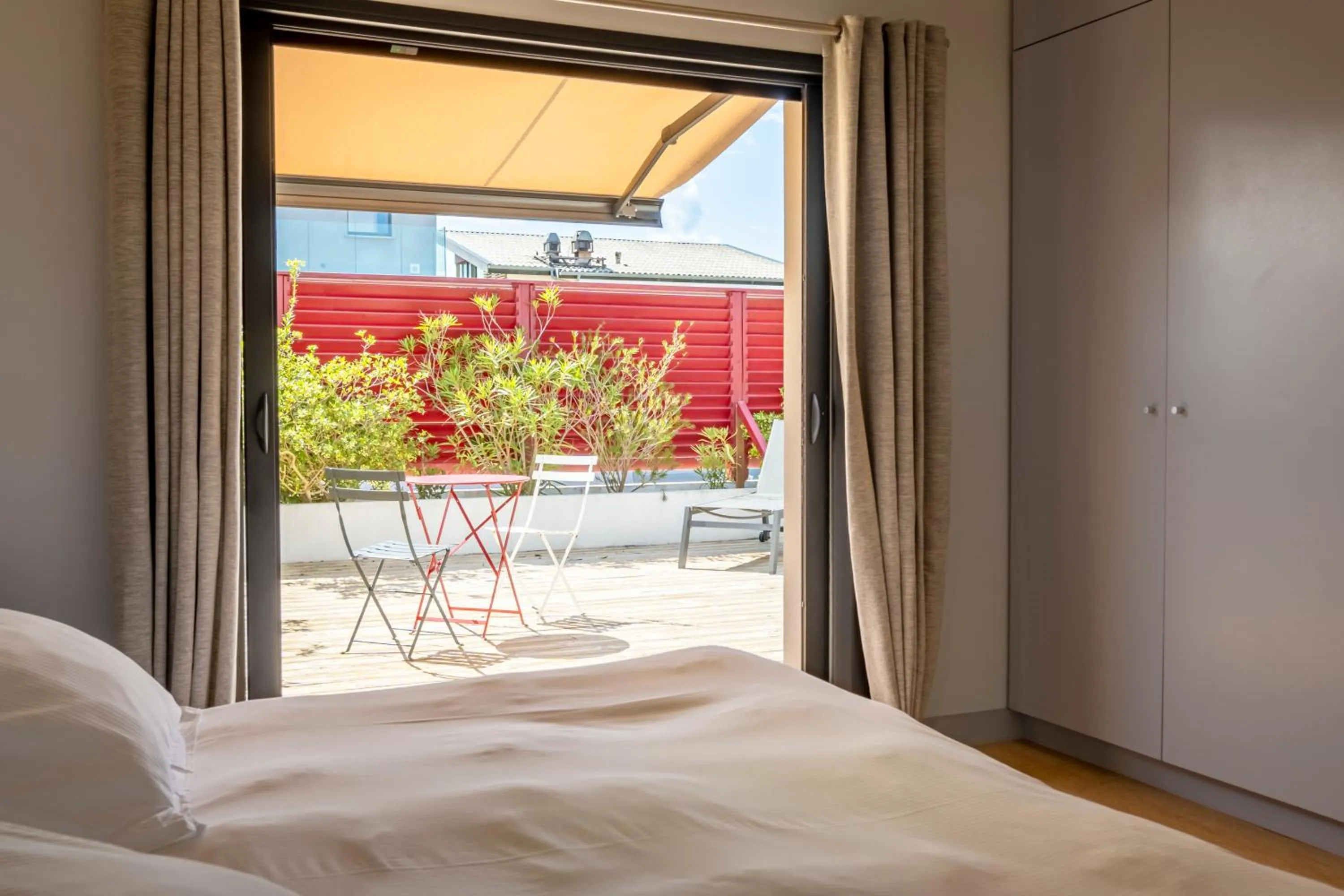 Balcony/Terrace, Bed in Lafitenia Resort