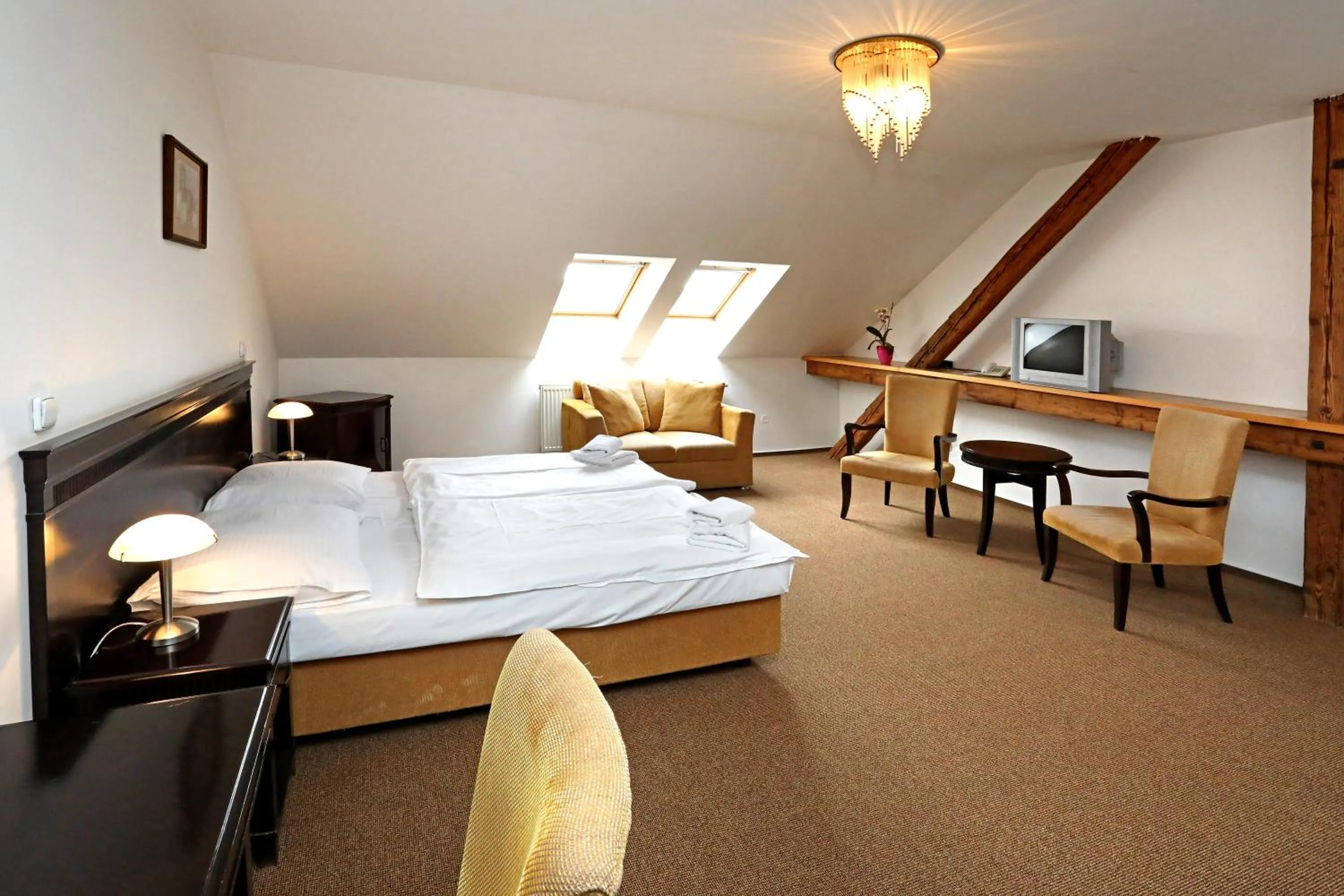 Bed in Hotel U Zeleneho stromu