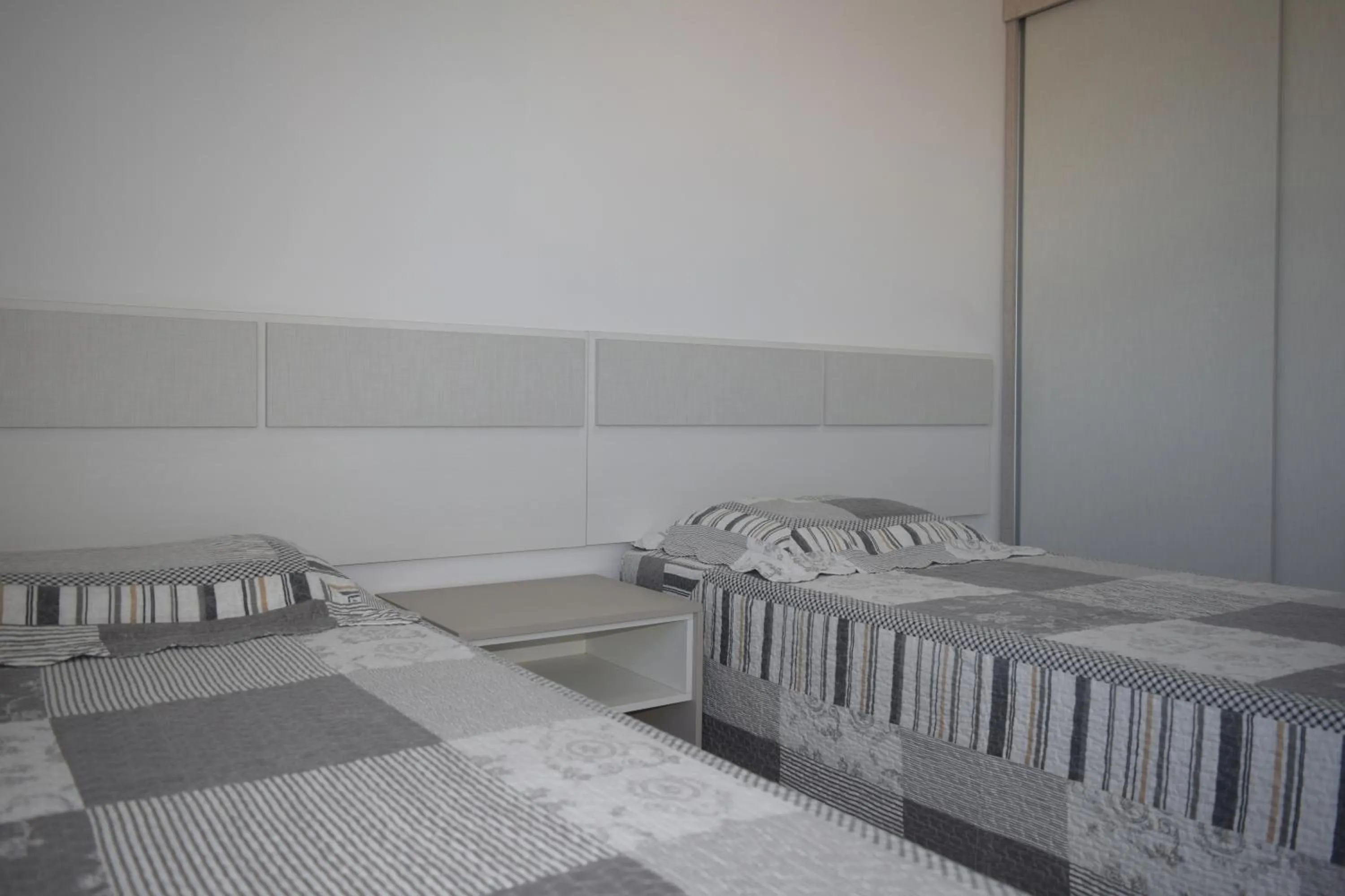 Bedroom, Bed in Apartamento Temporada na Praia