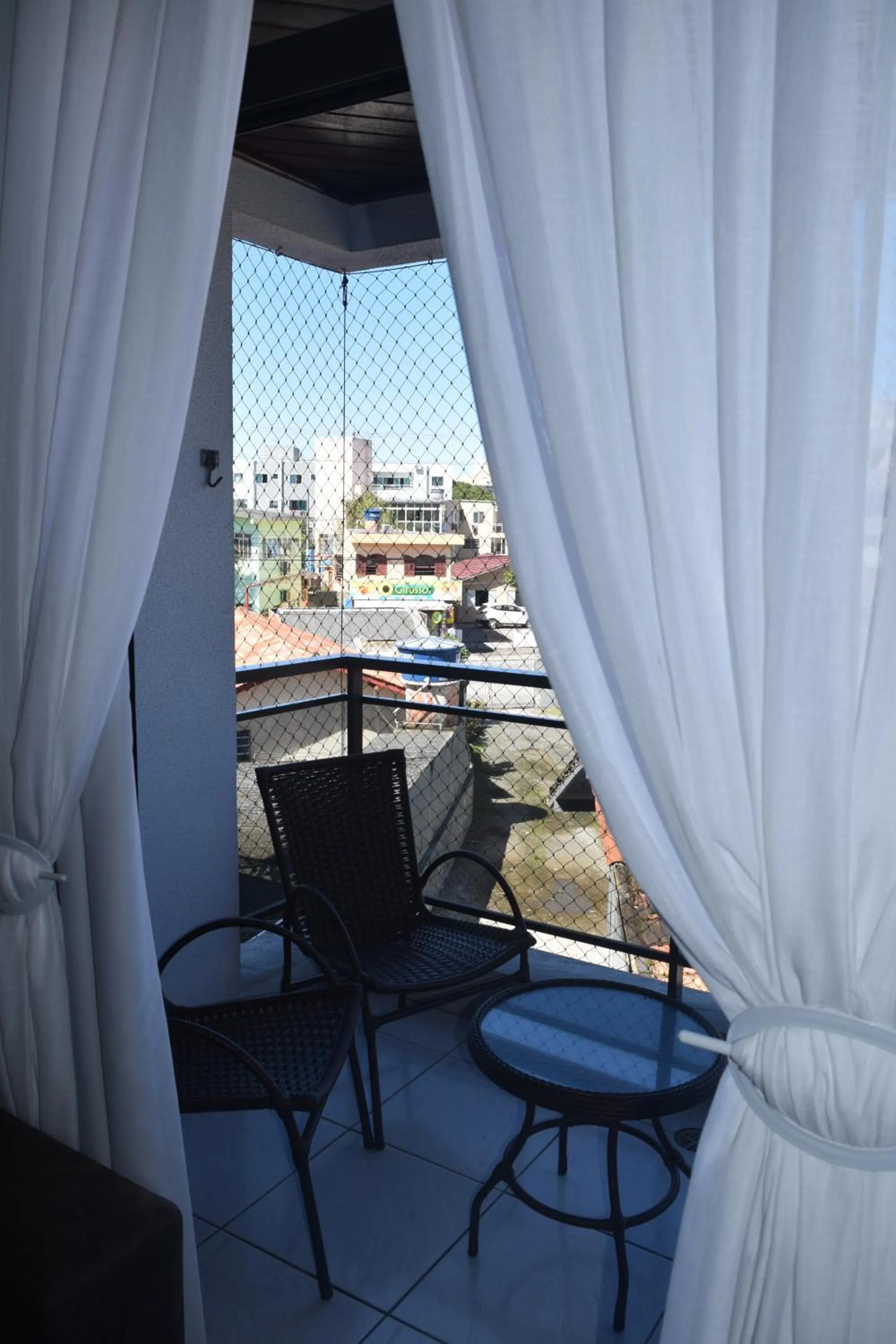 Balcony/Terrace in Apartamento Temporada na Praia