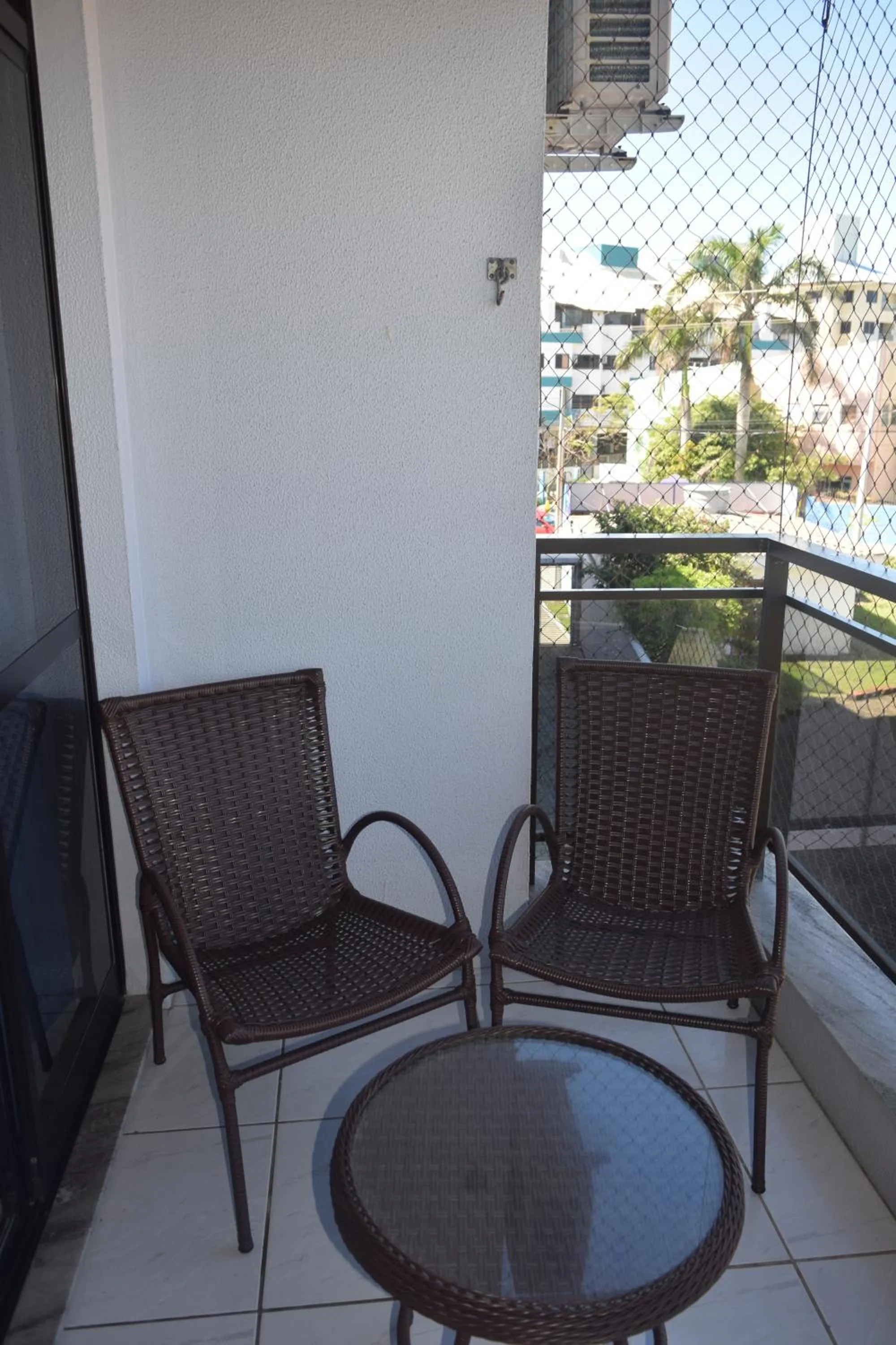 Balcony/Terrace in Apartamento Temporada na Praia