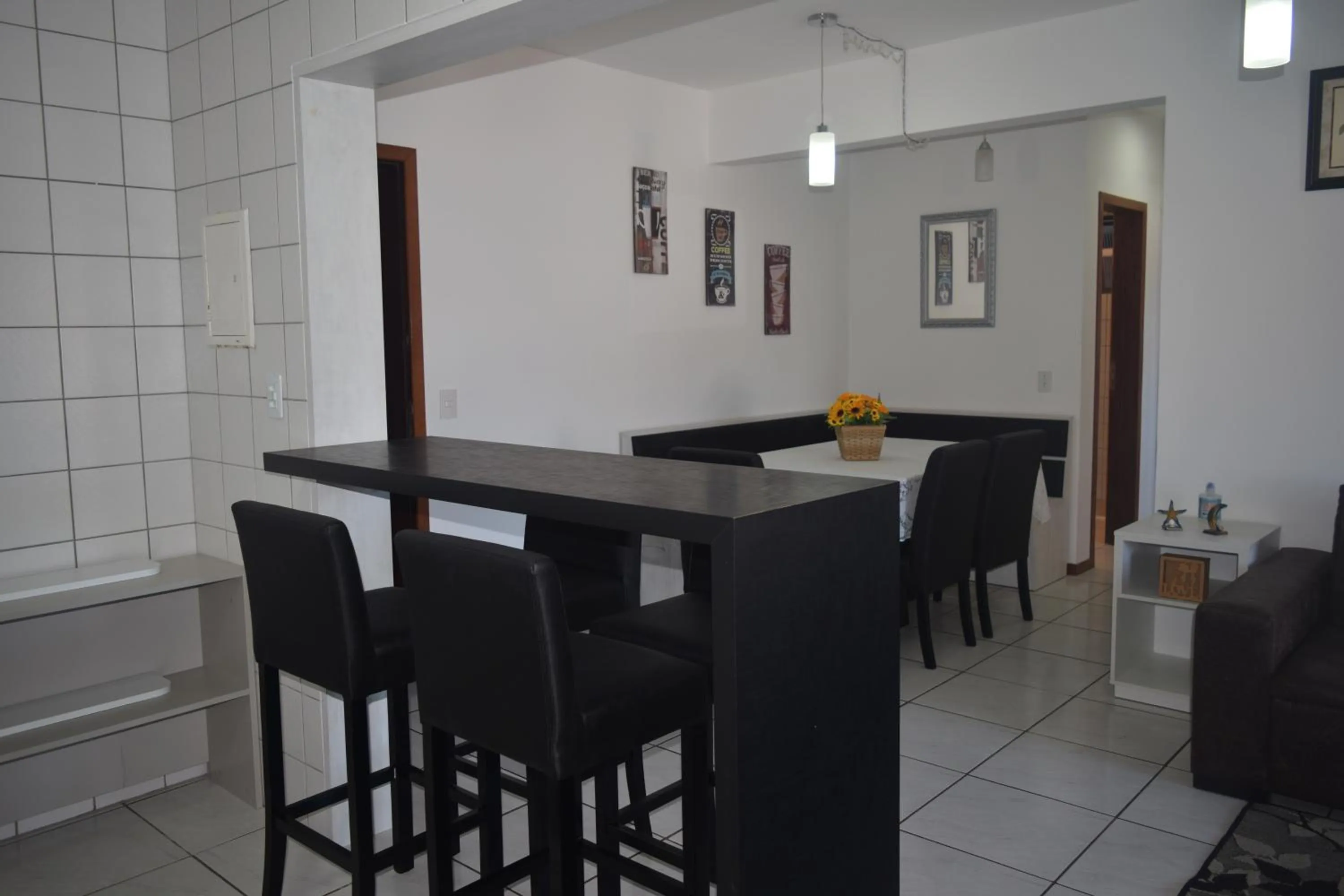 Dining area in Apartamento Temporada na Praia