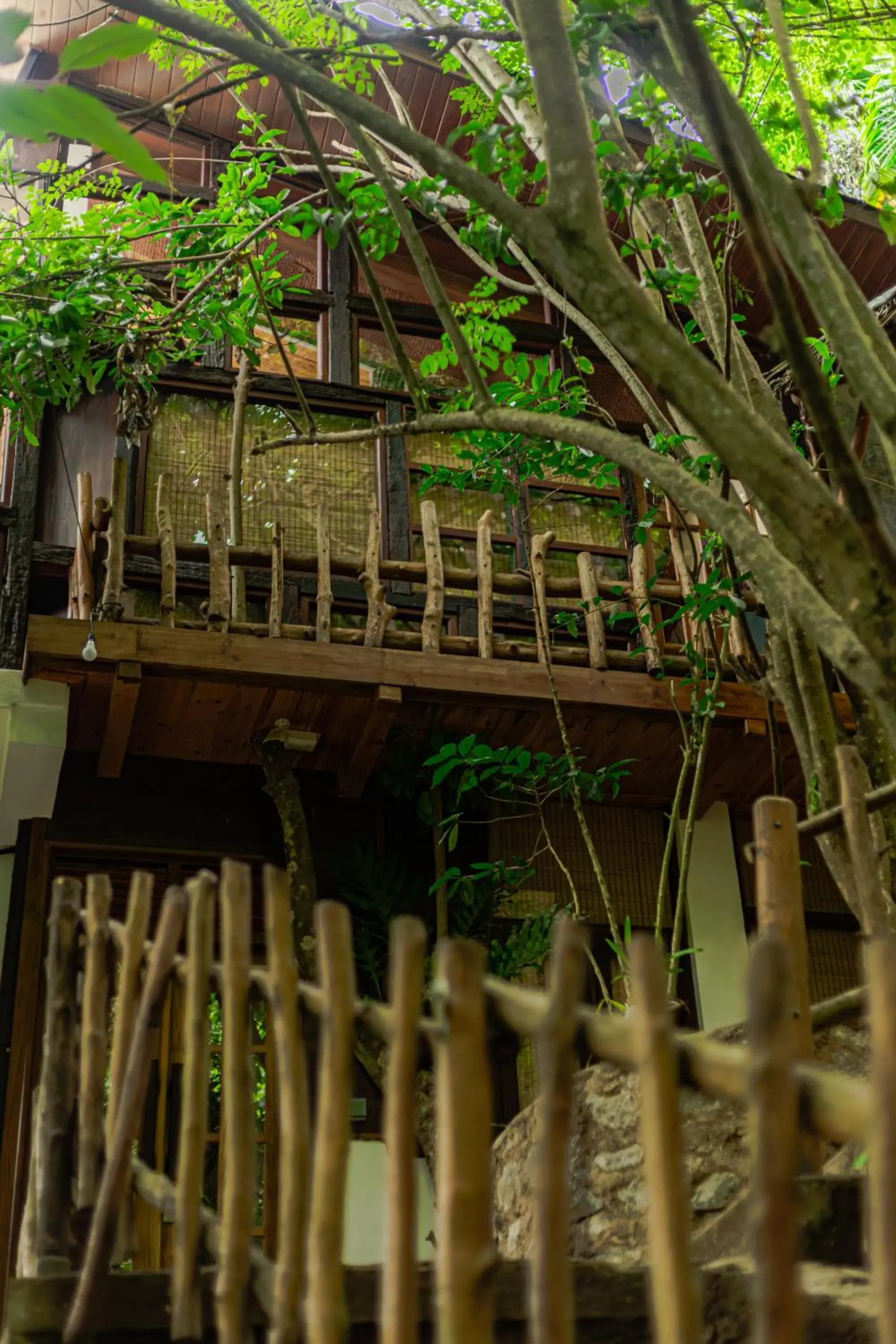 Deluxe Triple Room with Balcony - single occupancy in Arana Sri Lanka Eco Lodge and Yoga Center Deluxe Triple Room with Balcony - single occupancy in Arana Sri Lanka Eco Lodge and Yoga Center