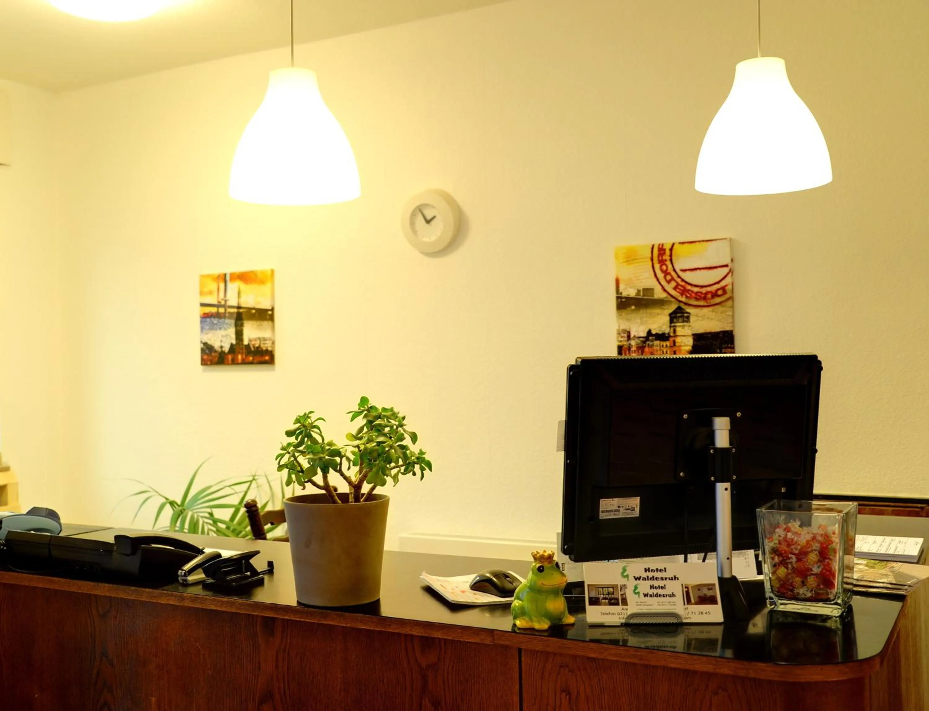 Lobby or reception in Hotel Waldesruh