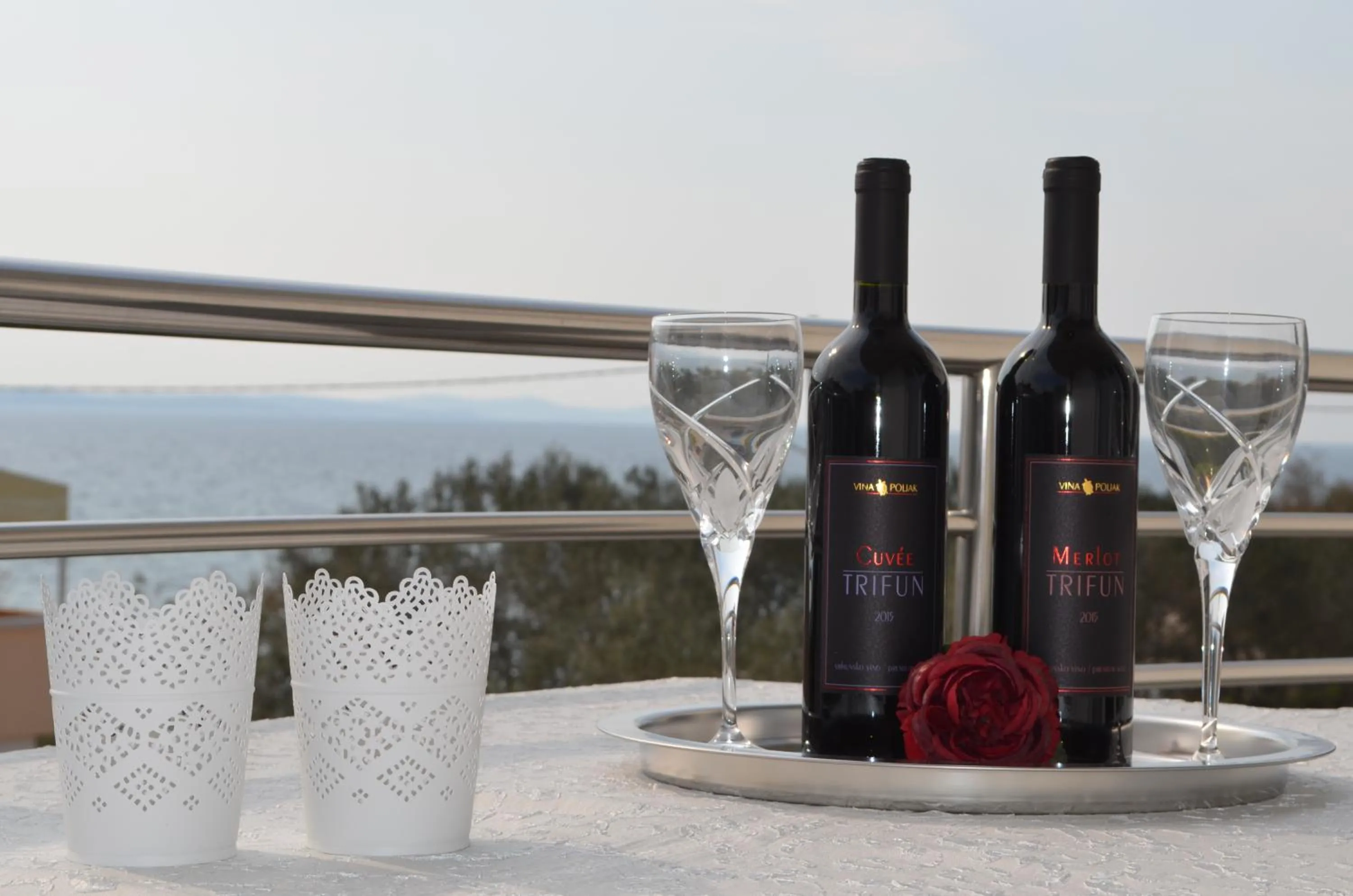 Balcony/Terrace in Luxury Apartments Zana
