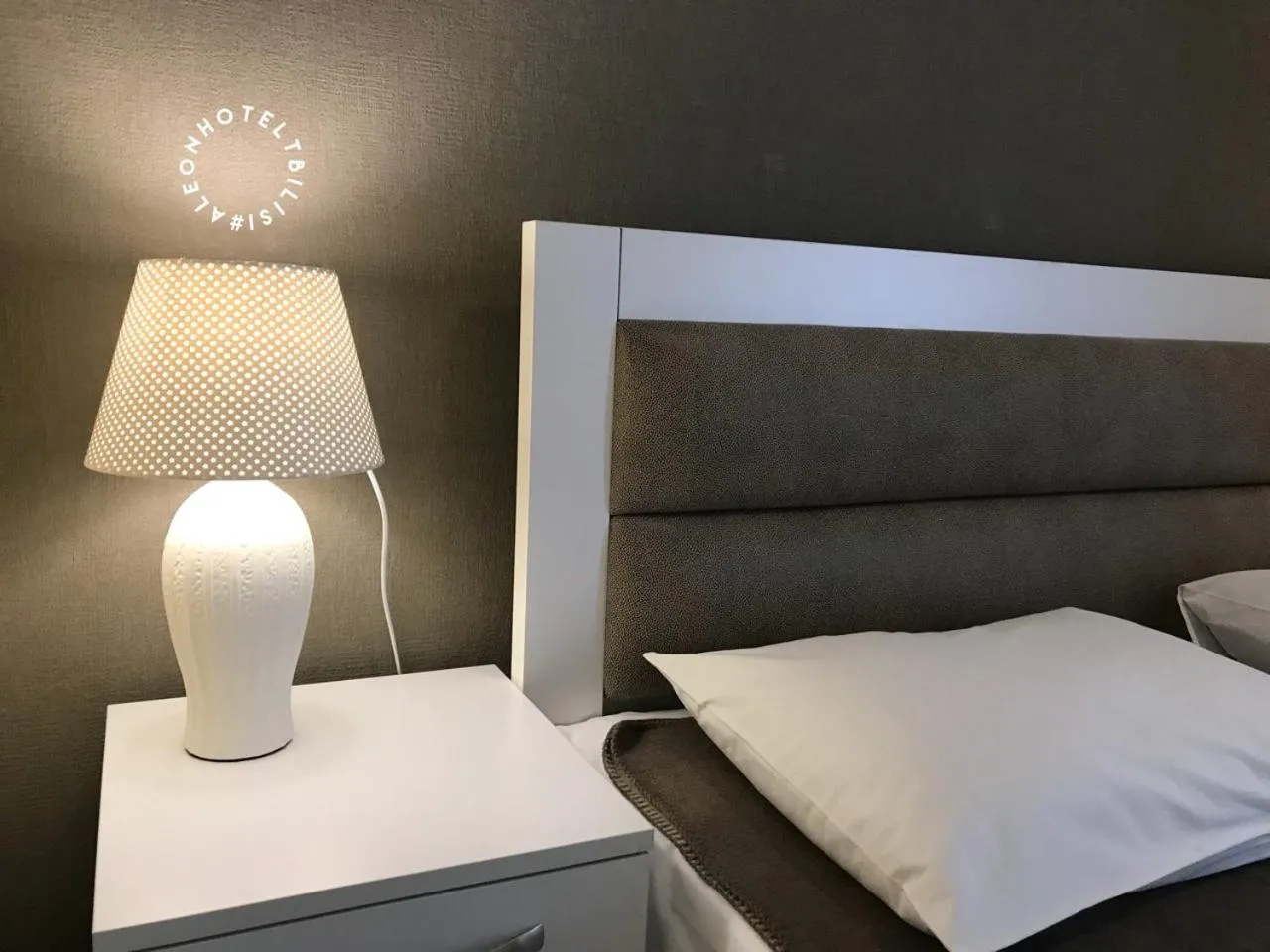 Bed in Aleon Hotel