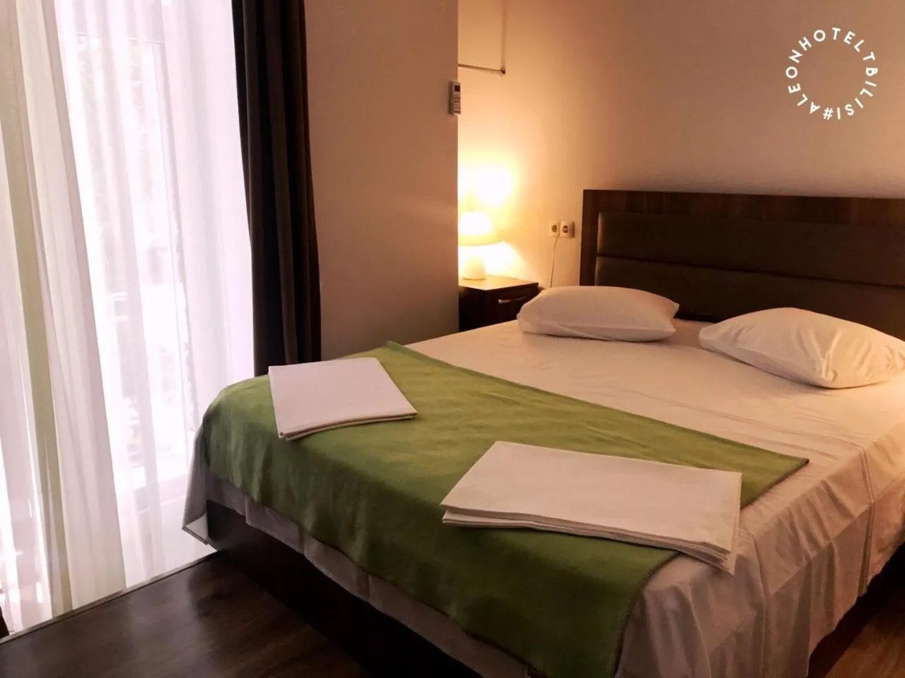 Bed in Aleon Hotel