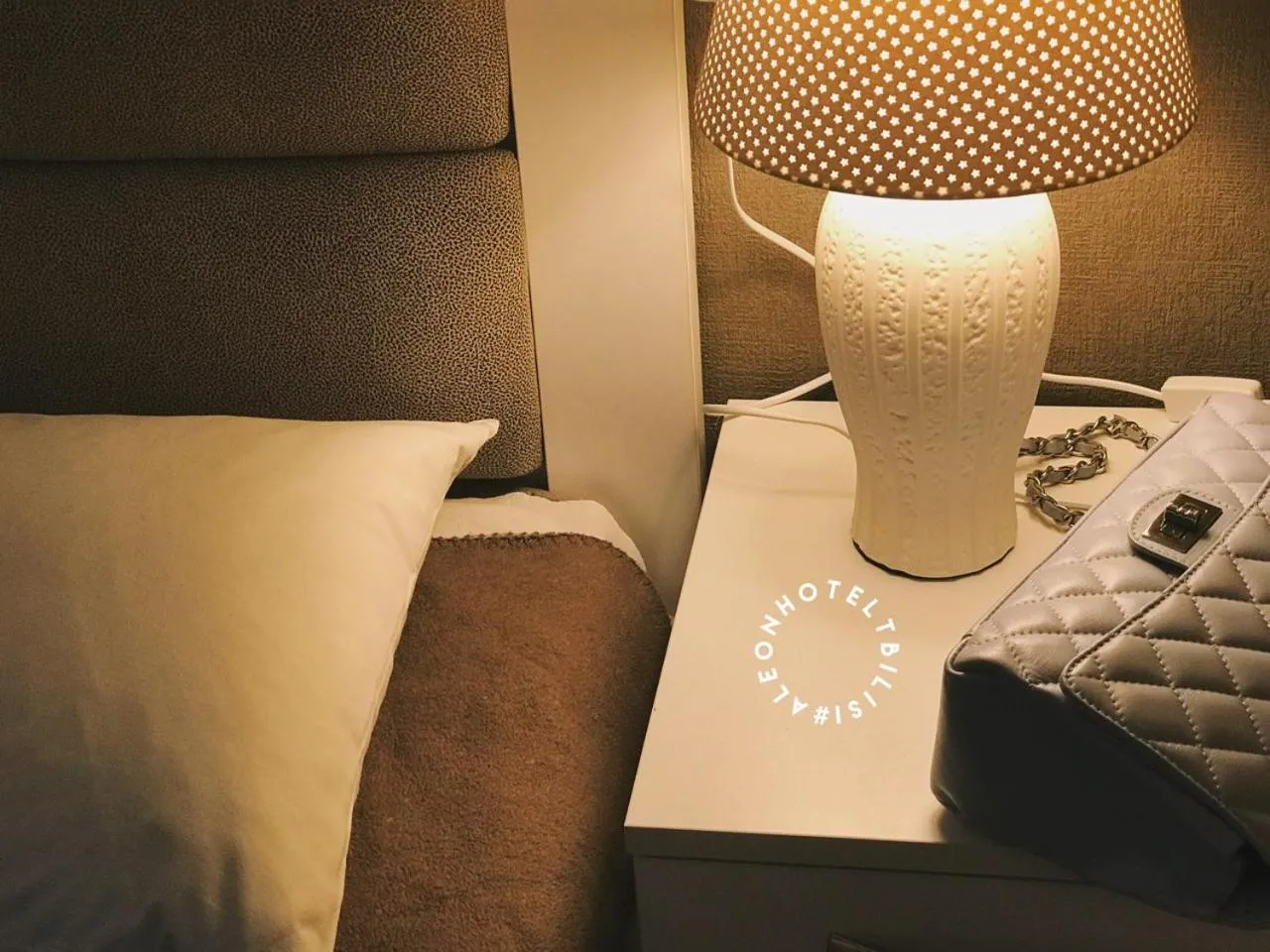 Bed in Aleon Hotel