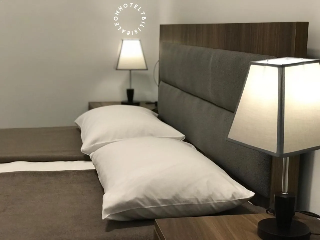 Bed in Aleon Hotel