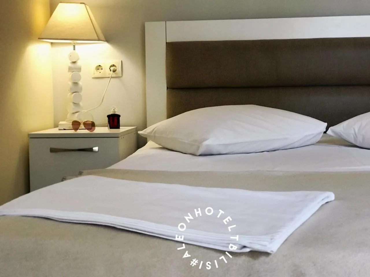 Decorative detail, Bed in Aleon Hotel