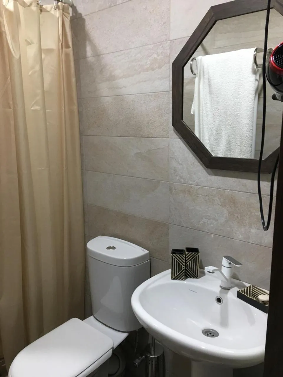 Shower in Aleon Hotel
