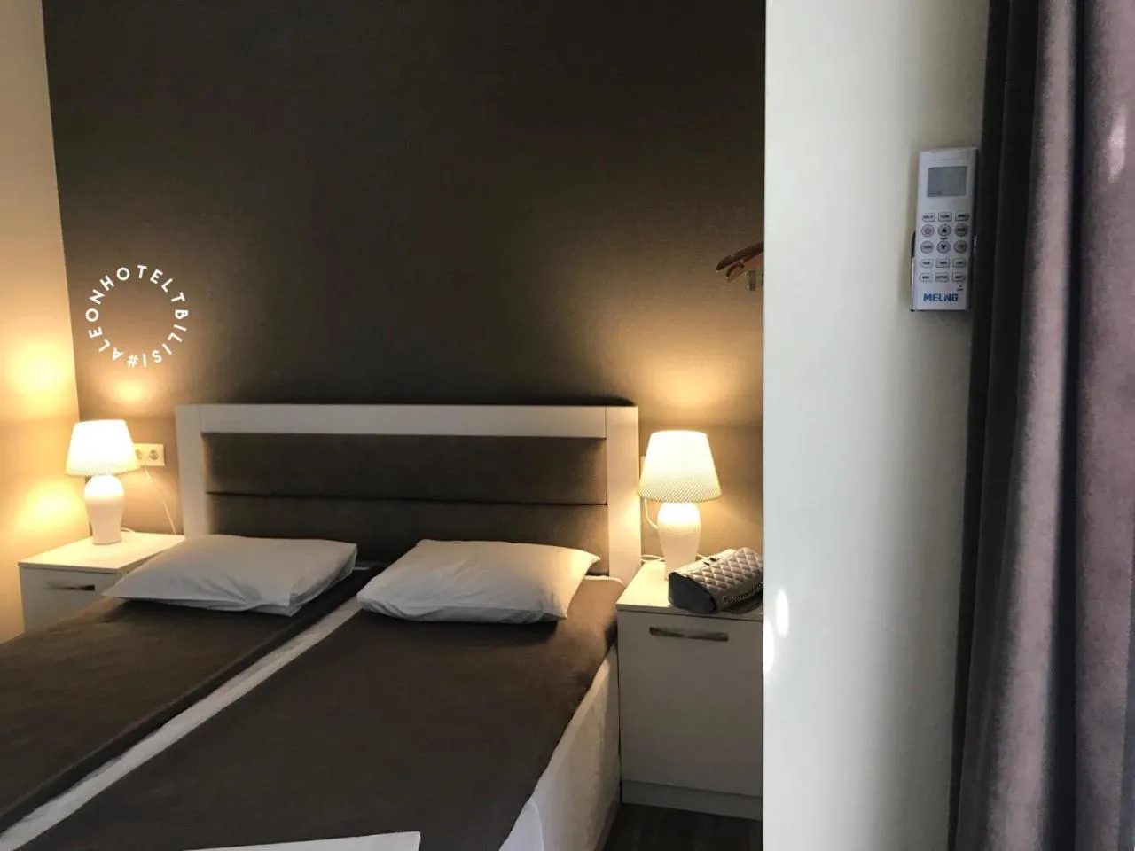 Bed in Aleon Hotel