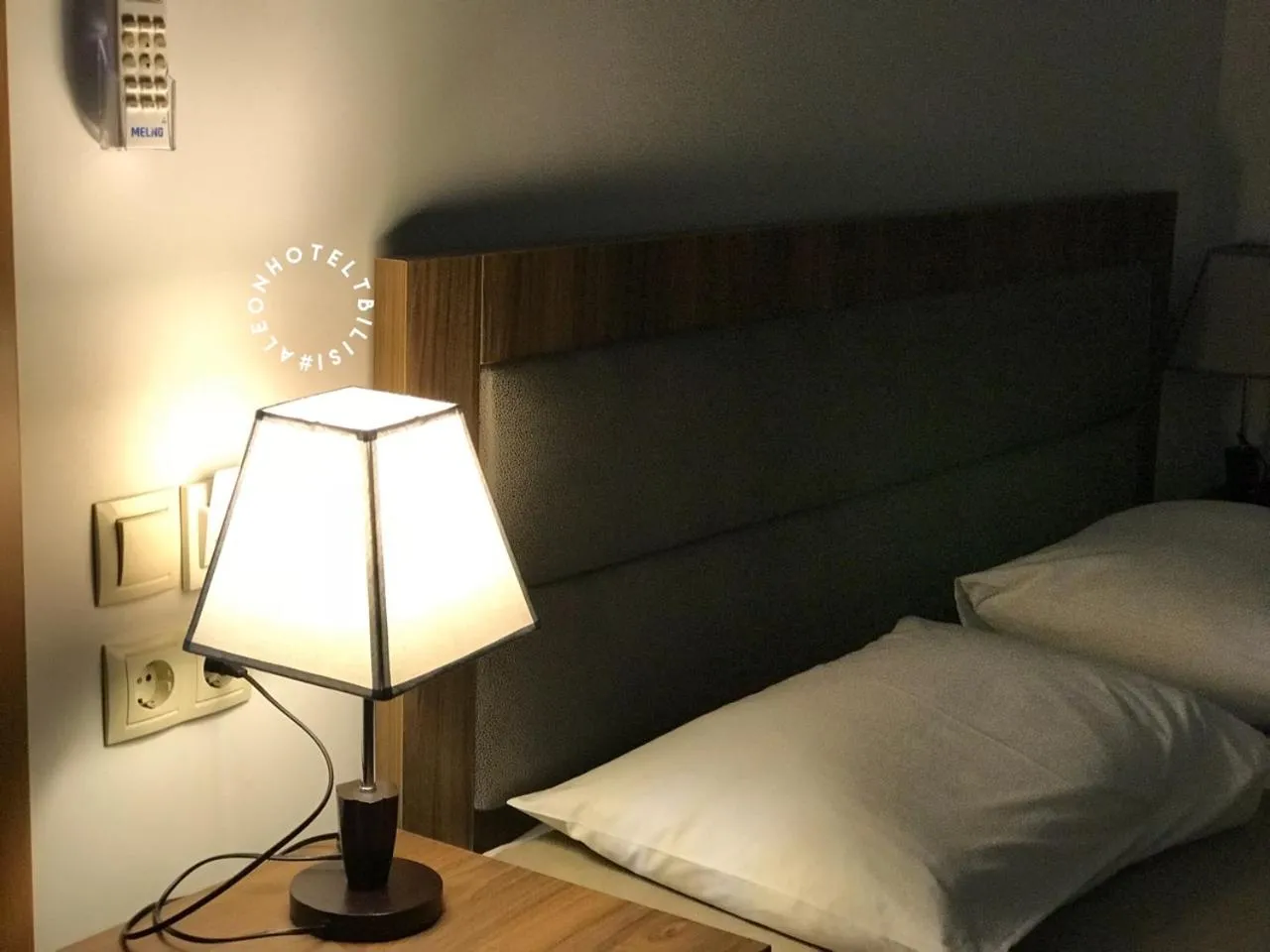 Bed in Aleon Hotel