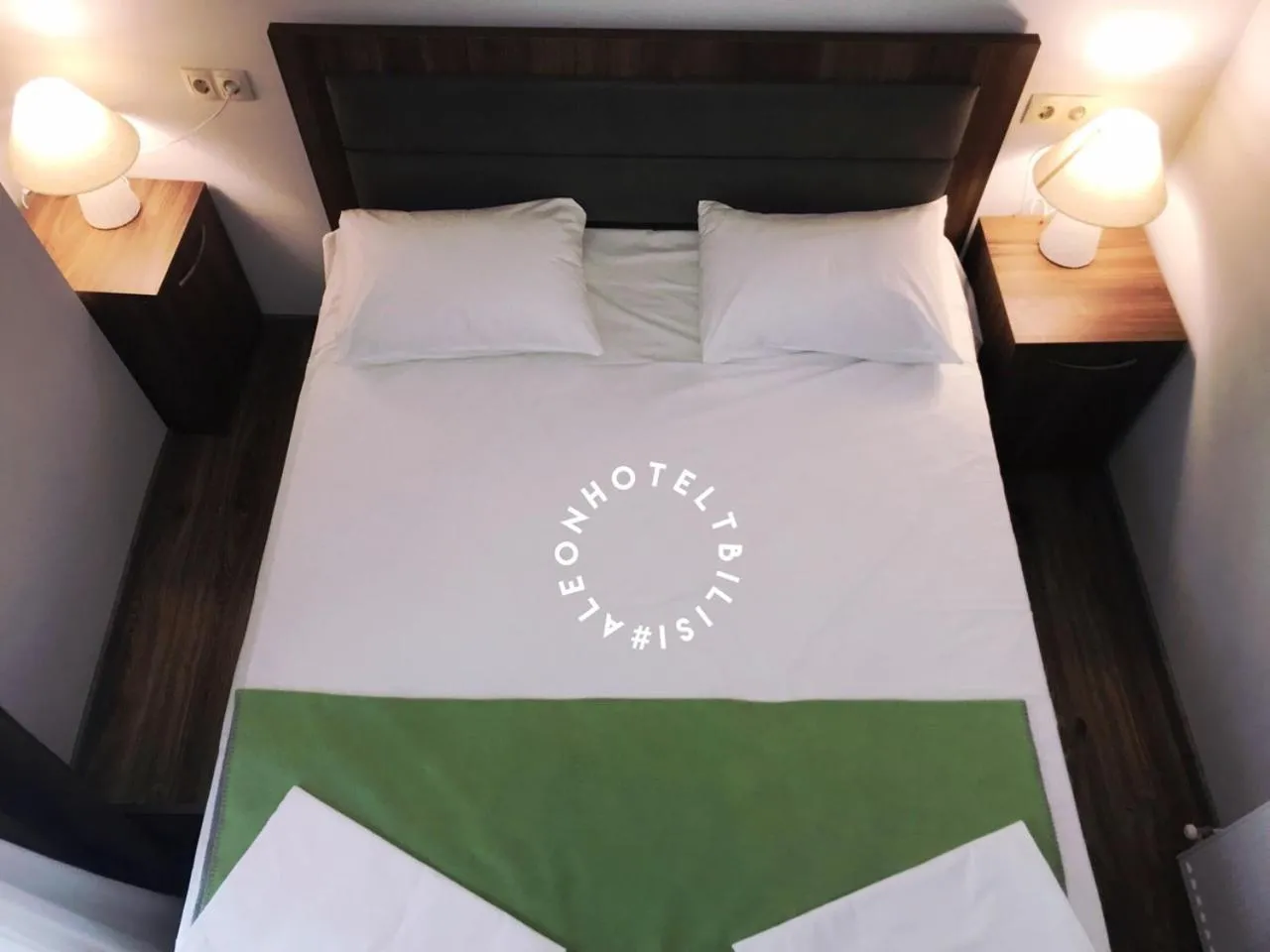 Bed in Aleon Hotel
