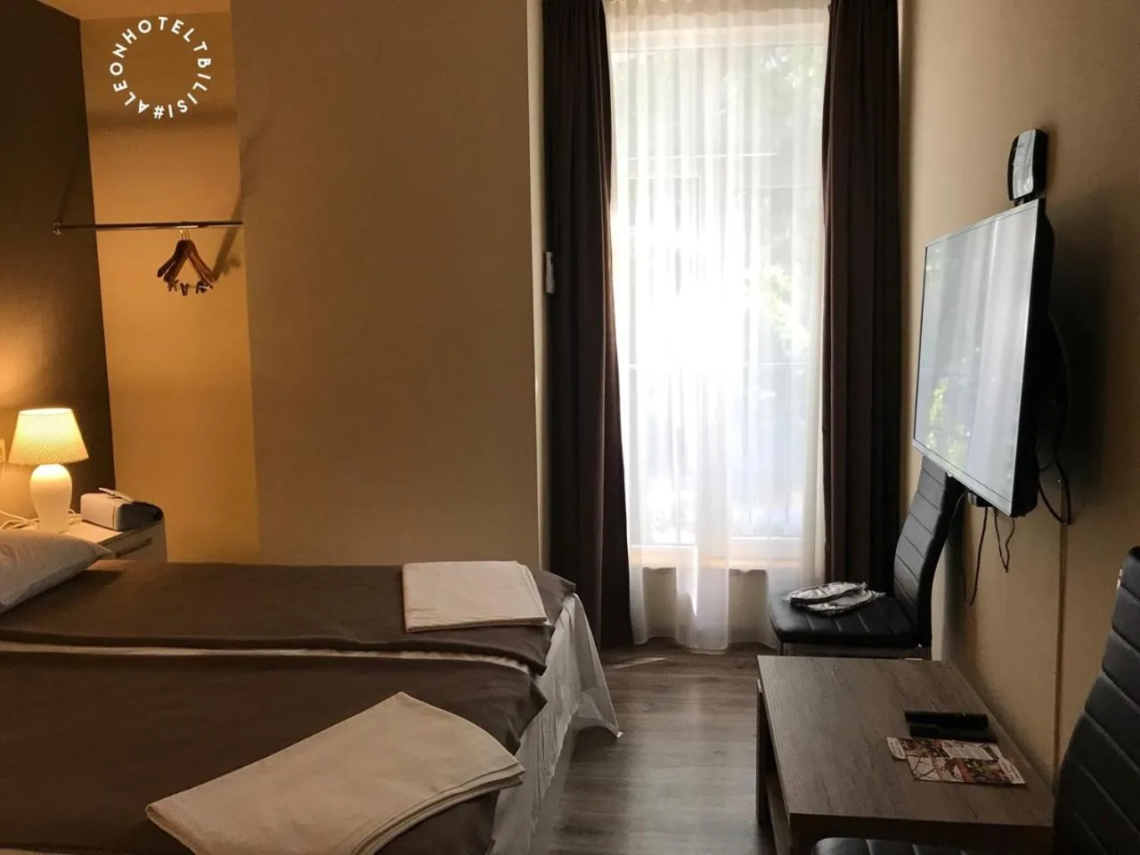 Bed in Aleon Hotel