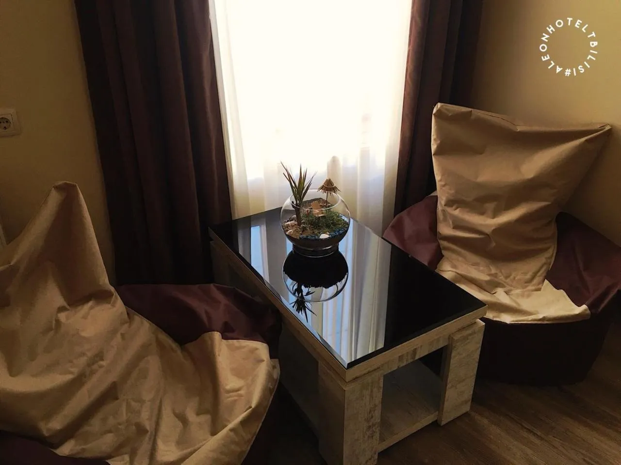 Living room in Aleon Hotel