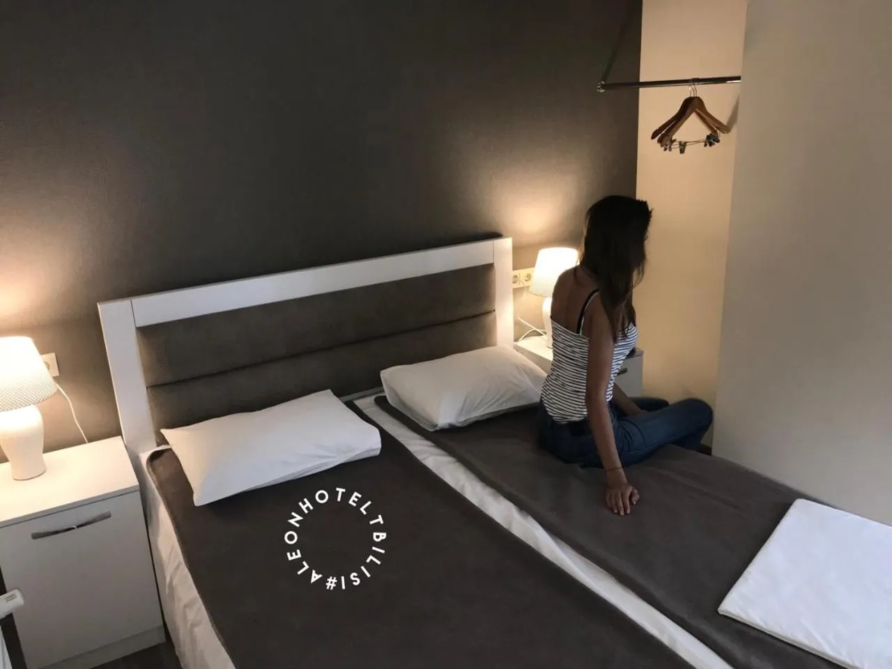 Bed in Aleon Hotel