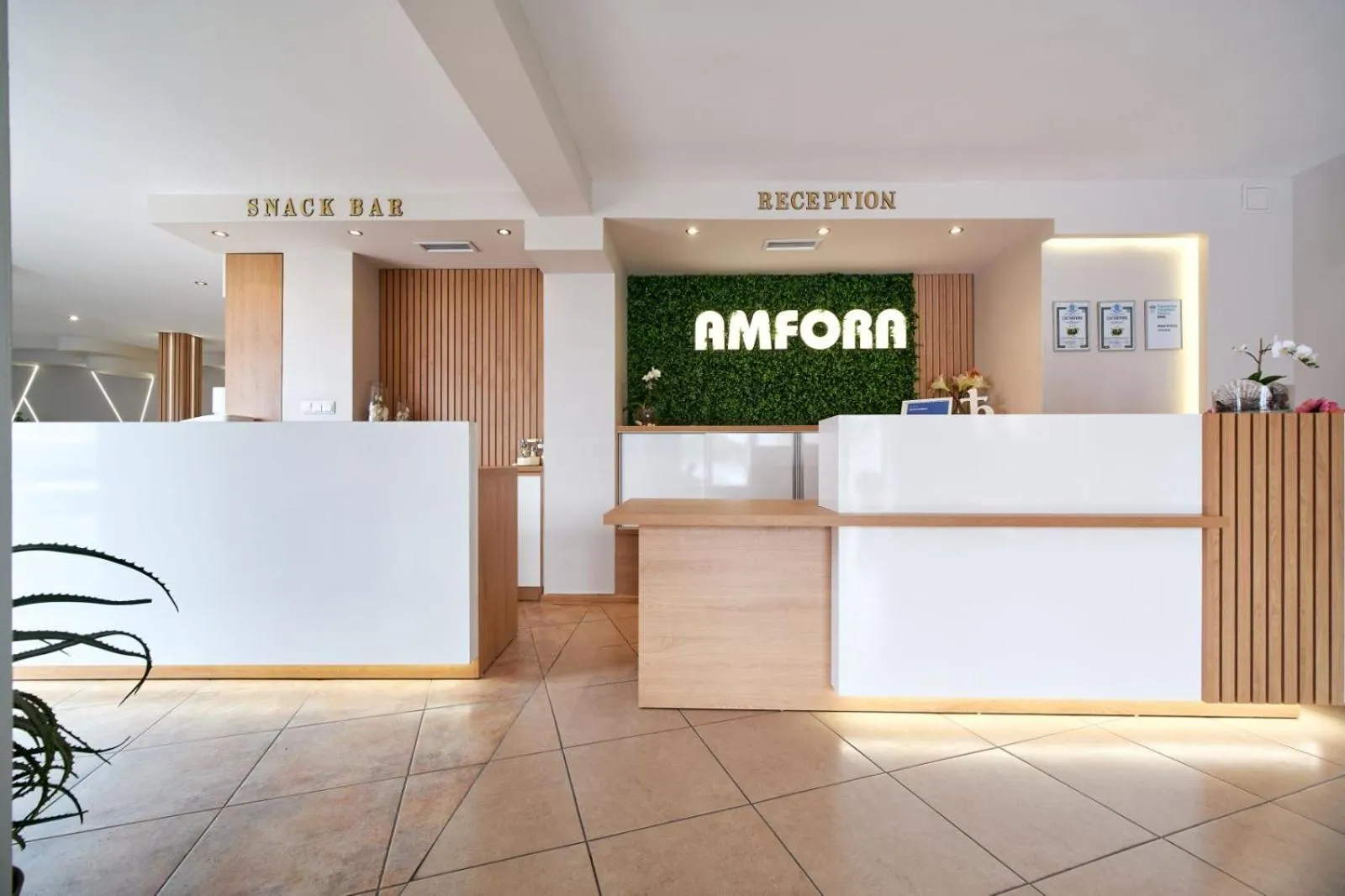 Property building in Hotel Amfora