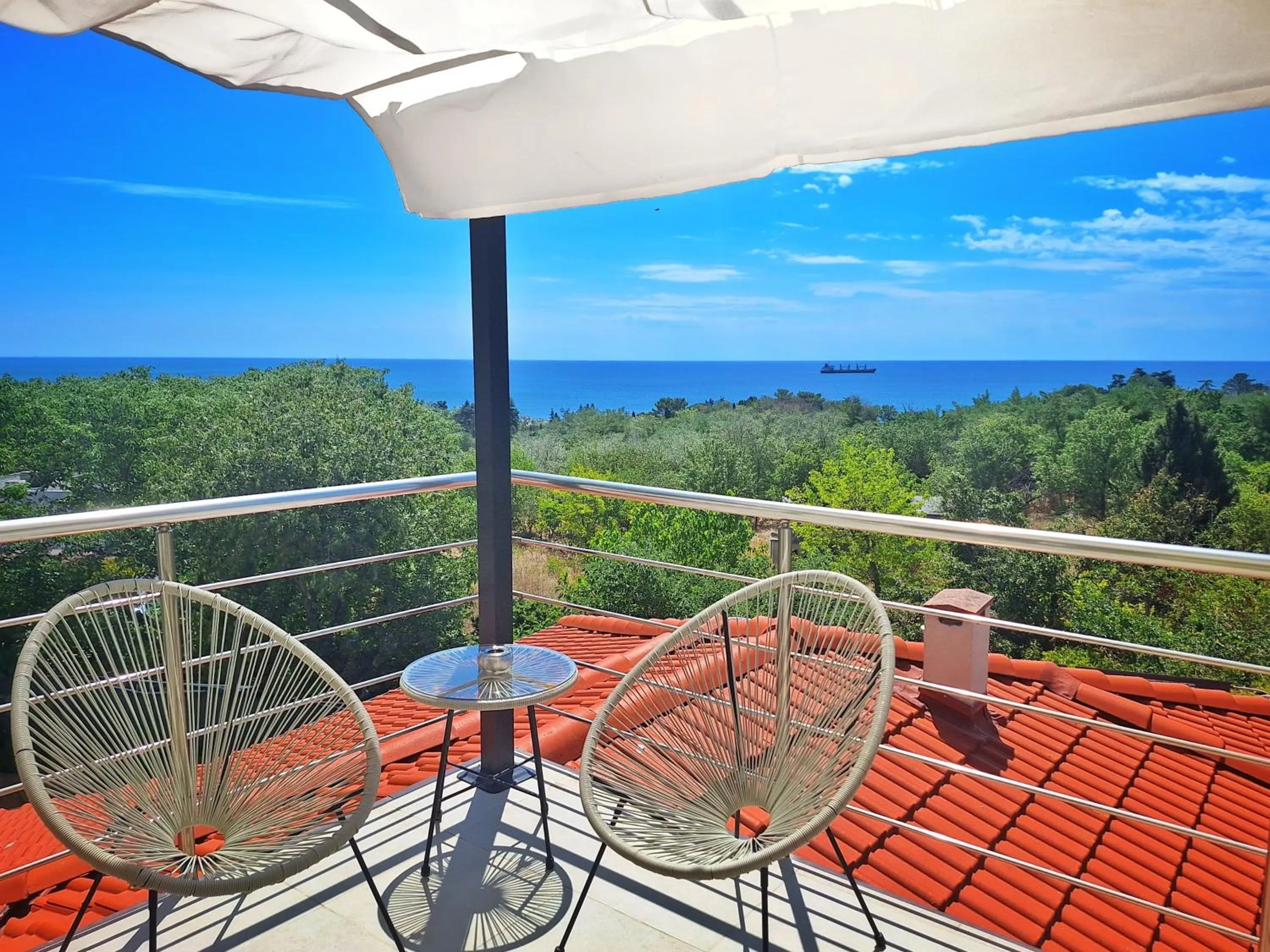 Patio in Hotel Amfora