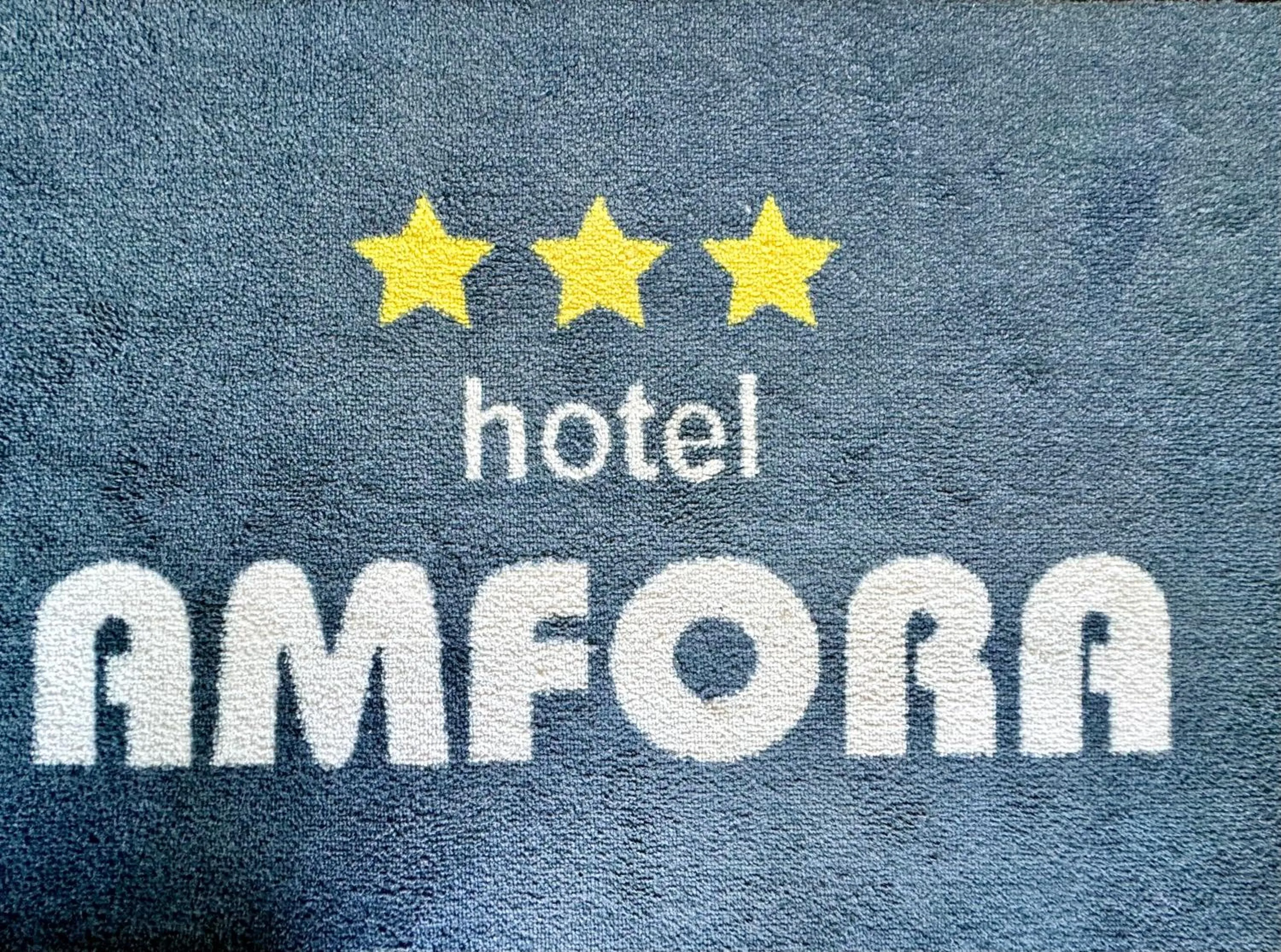 Property logo or sign in Hotel Amfora