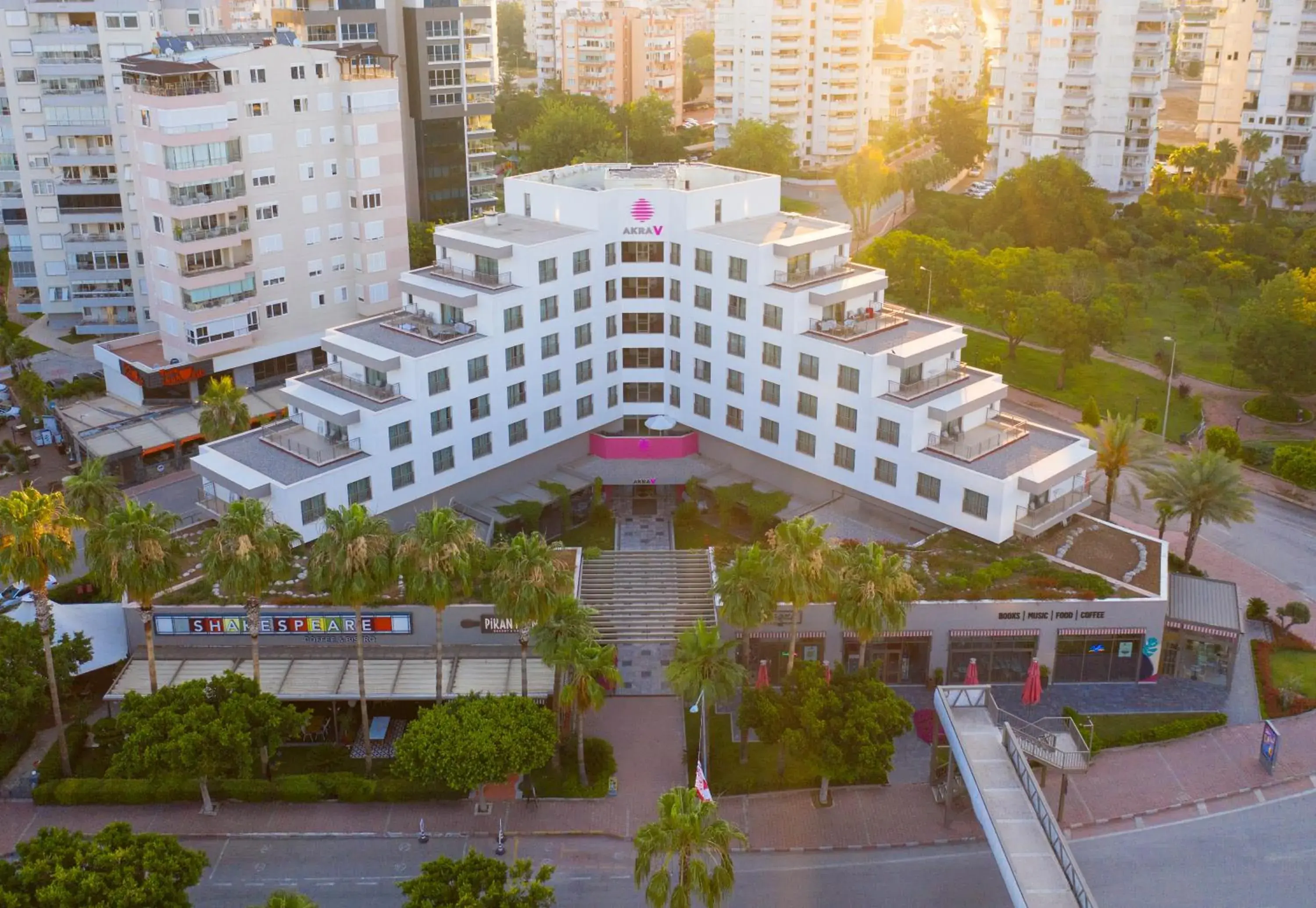 Property building, Bird's-eye View in Akra V Hotel