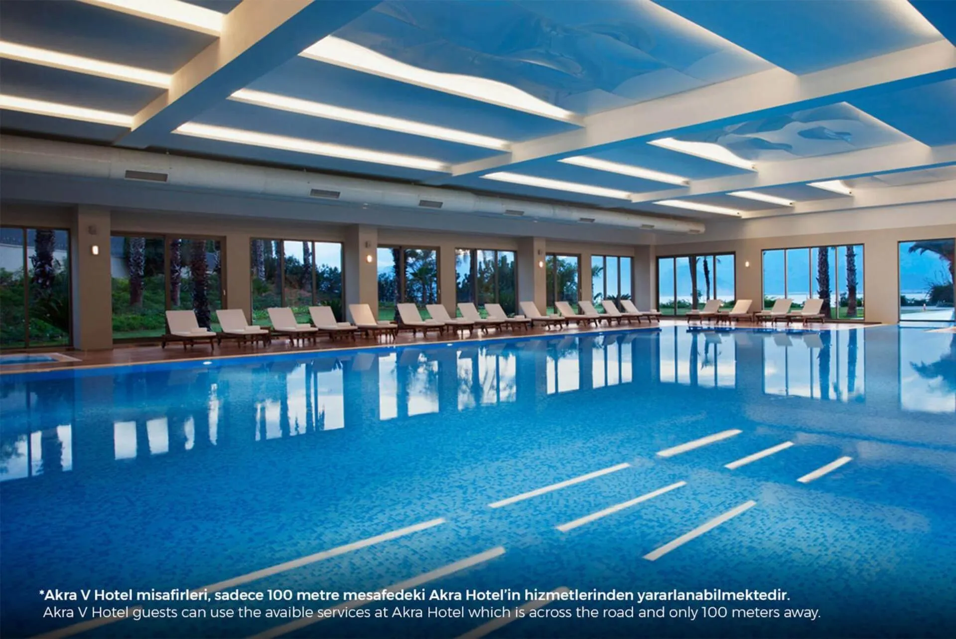 Swimming pool in Akra V - Access to Akra Antalya