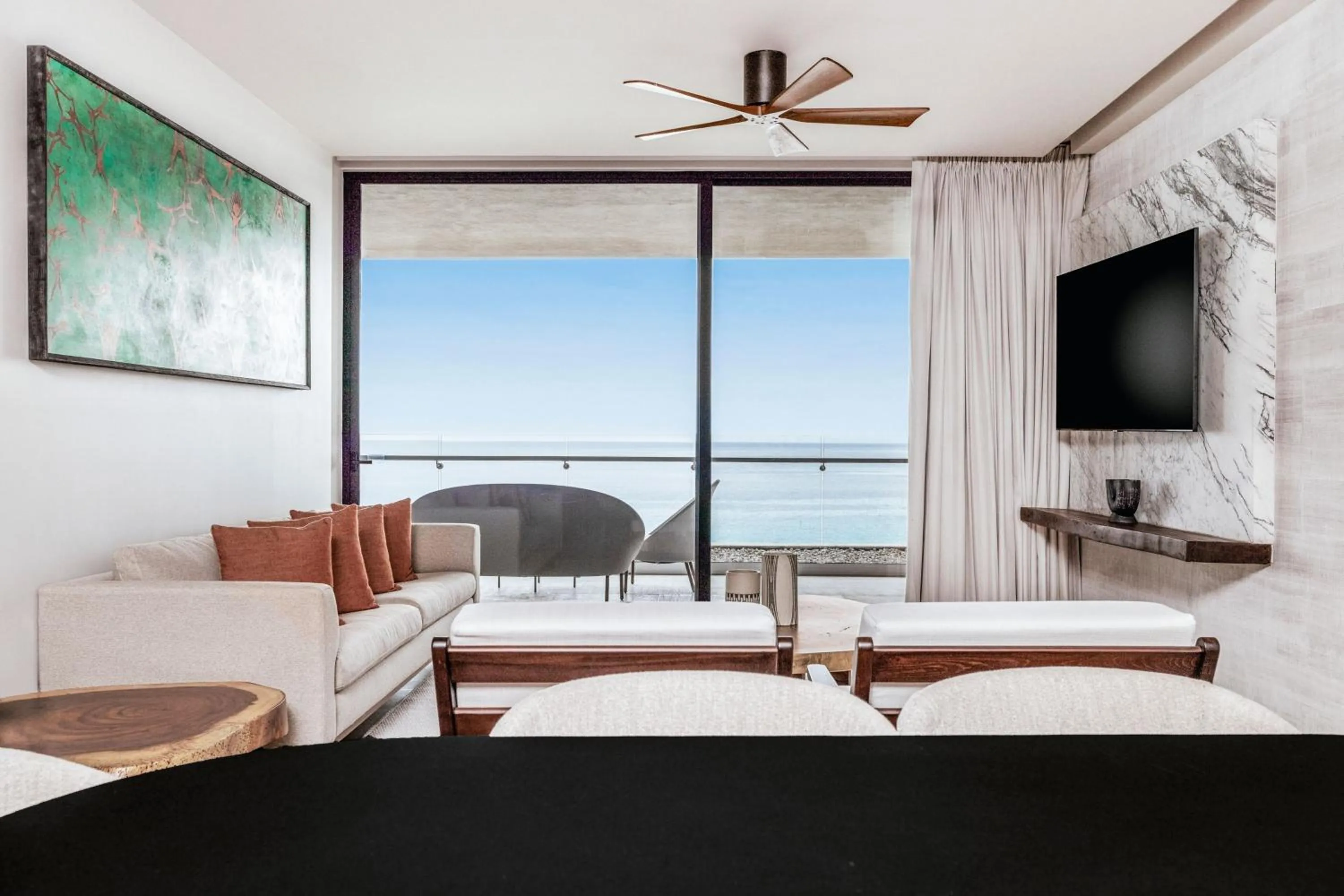 Living room, Bed in Solaz, a Luxury Collection Resort, Los Cabos