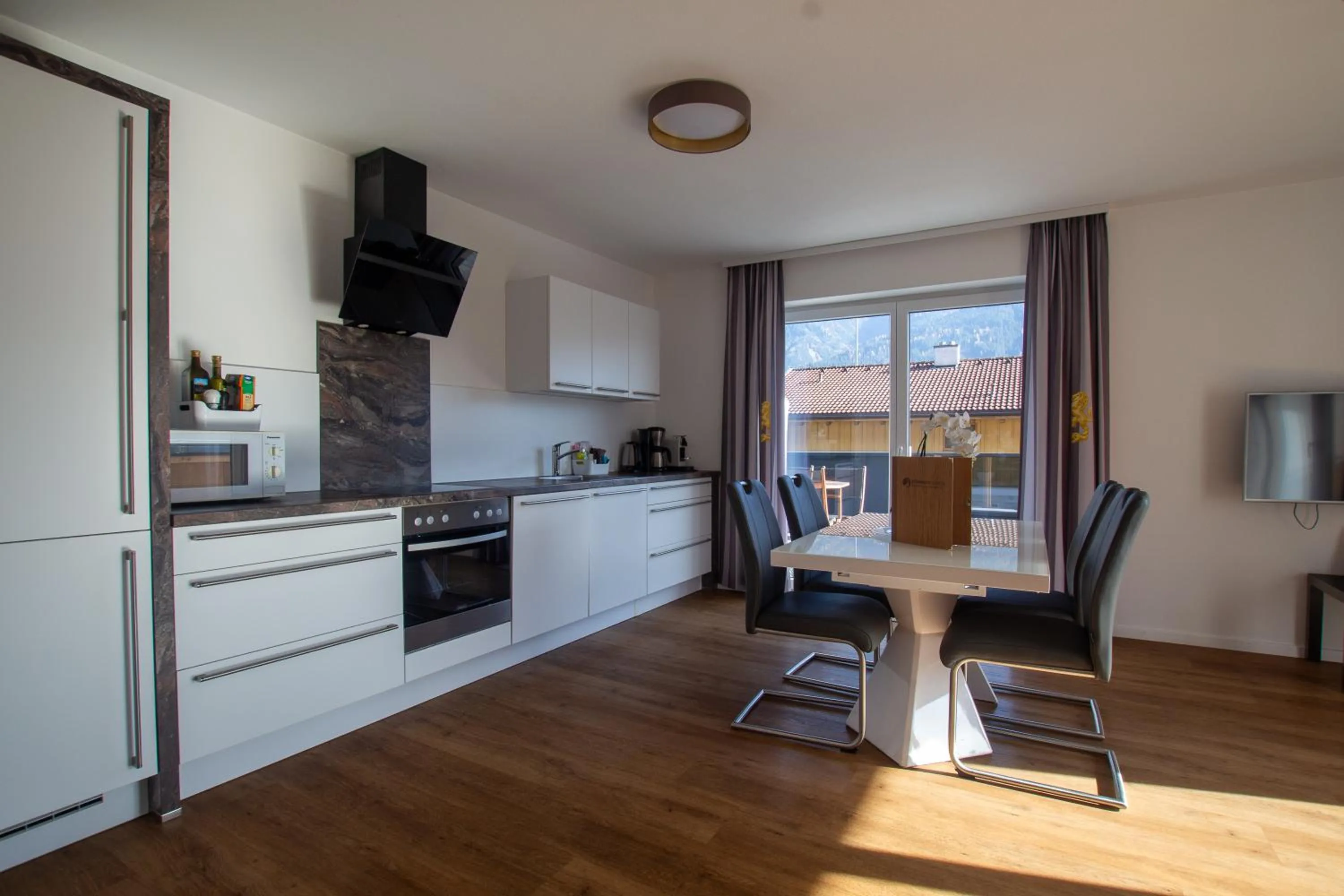 Coffee/tea facilities in Panorama Apartments - Steinbock Lodges