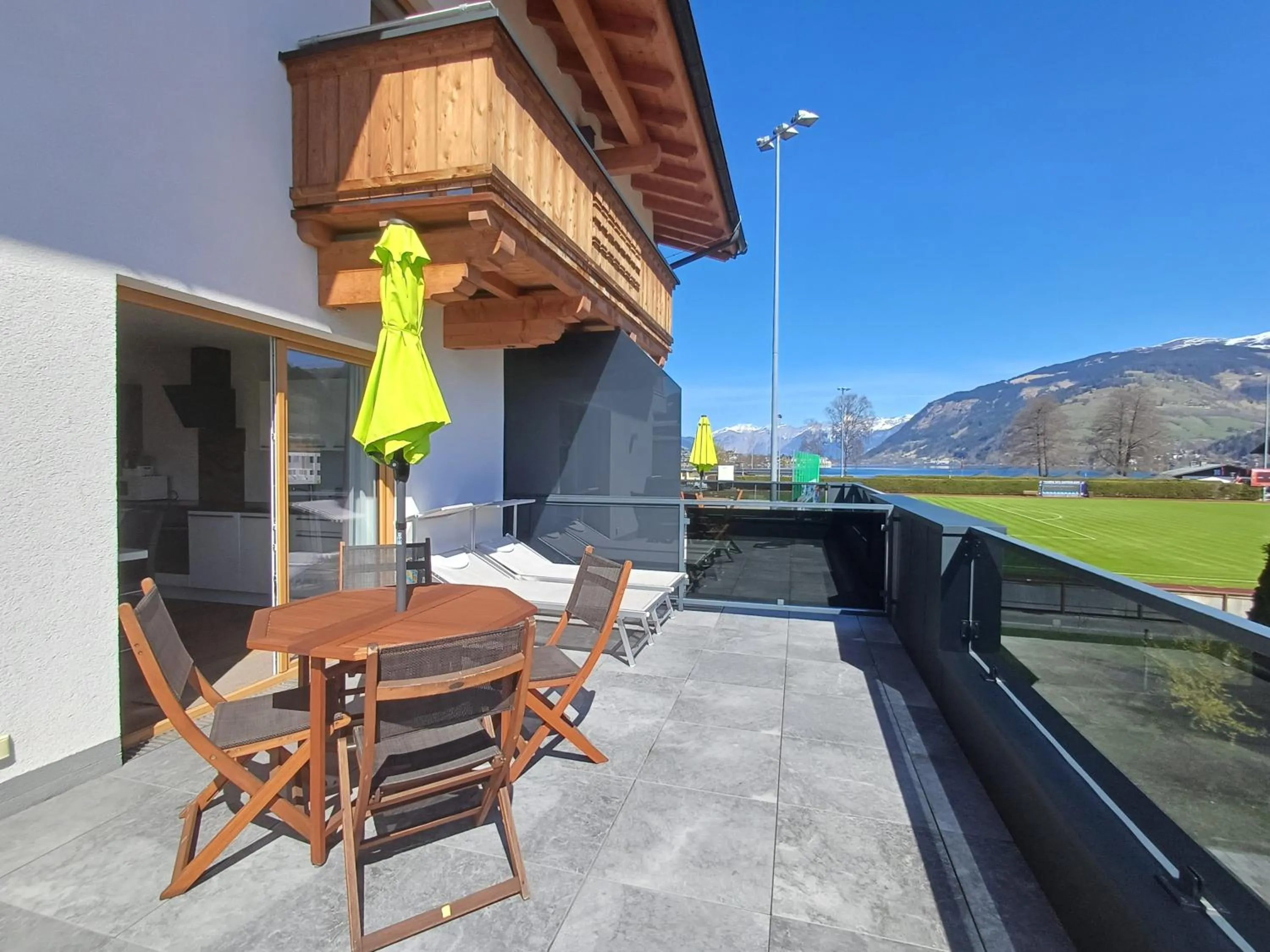 Balcony/Terrace in Panorama Apartments - Steinbock Lodges