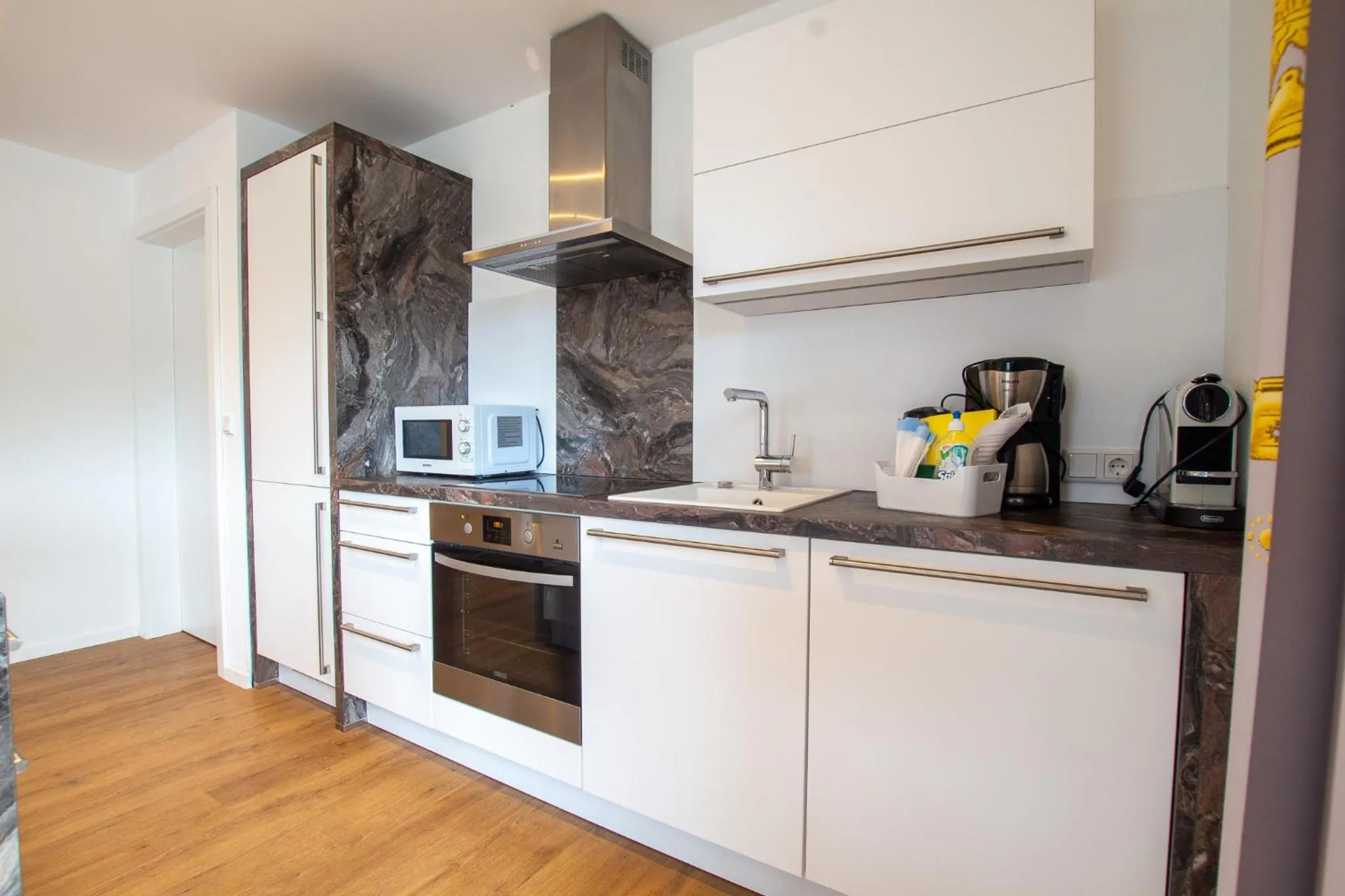 Coffee/tea facilities in Panorama Apartments - Steinbock Lodges