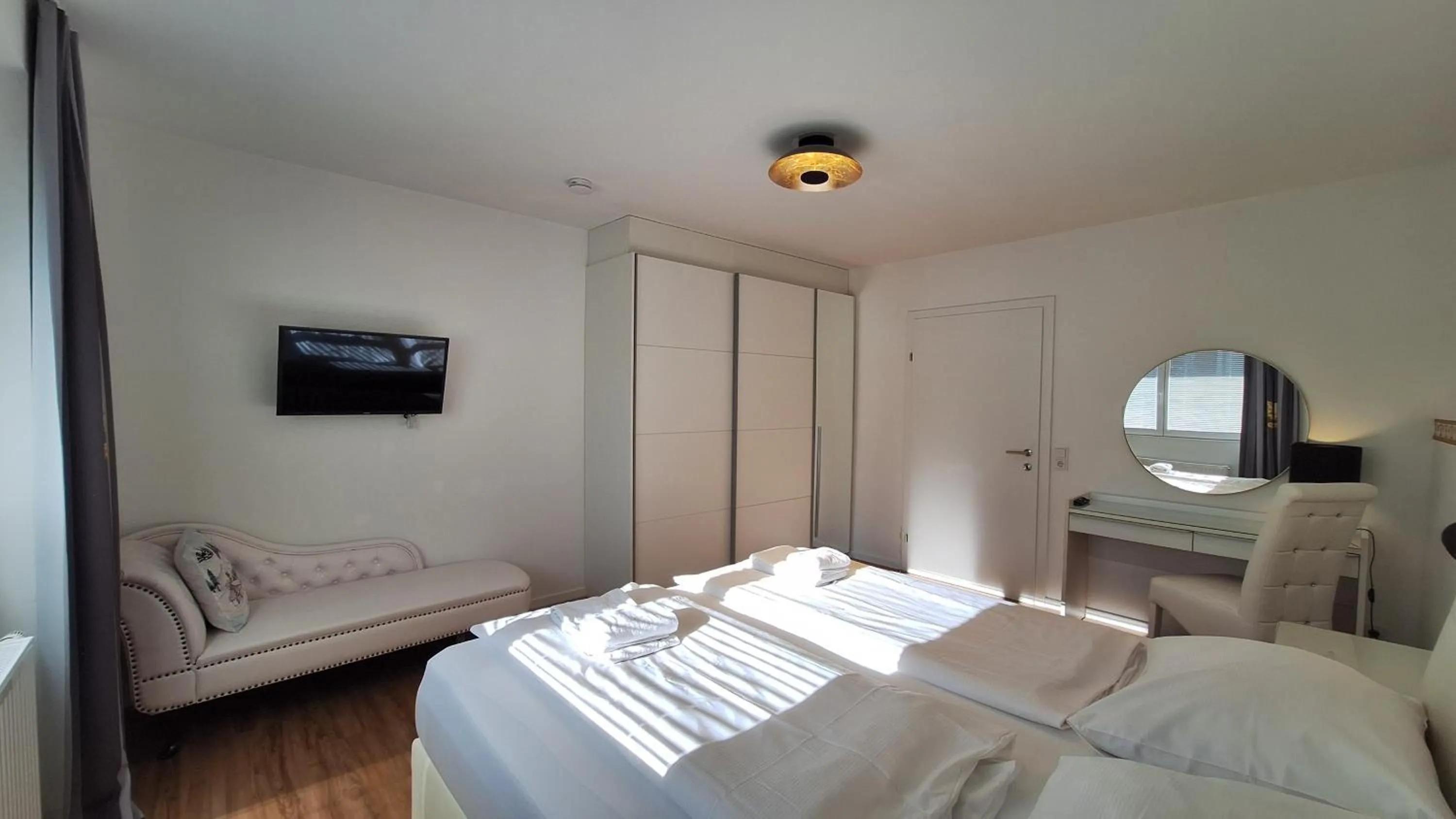 Bed in Panorama Apartments - Steinbock Lodges