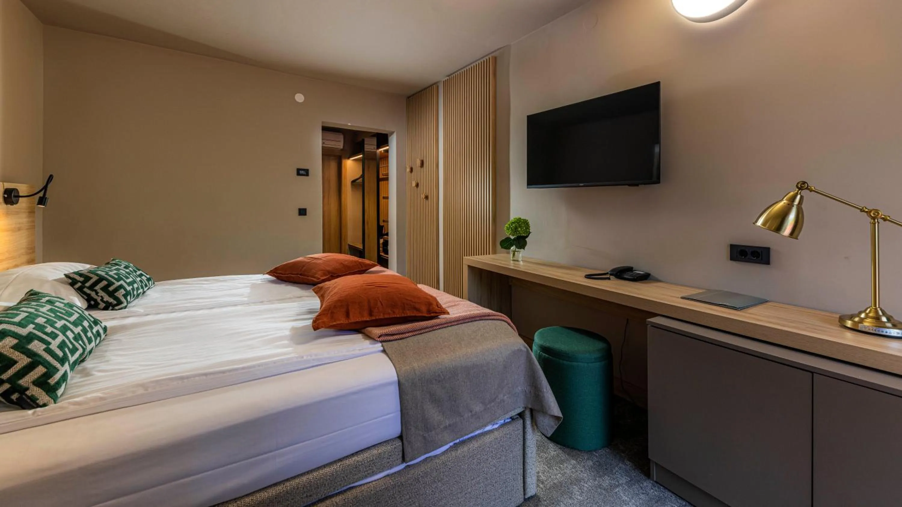 Bed in Hotel Terme Jezercica