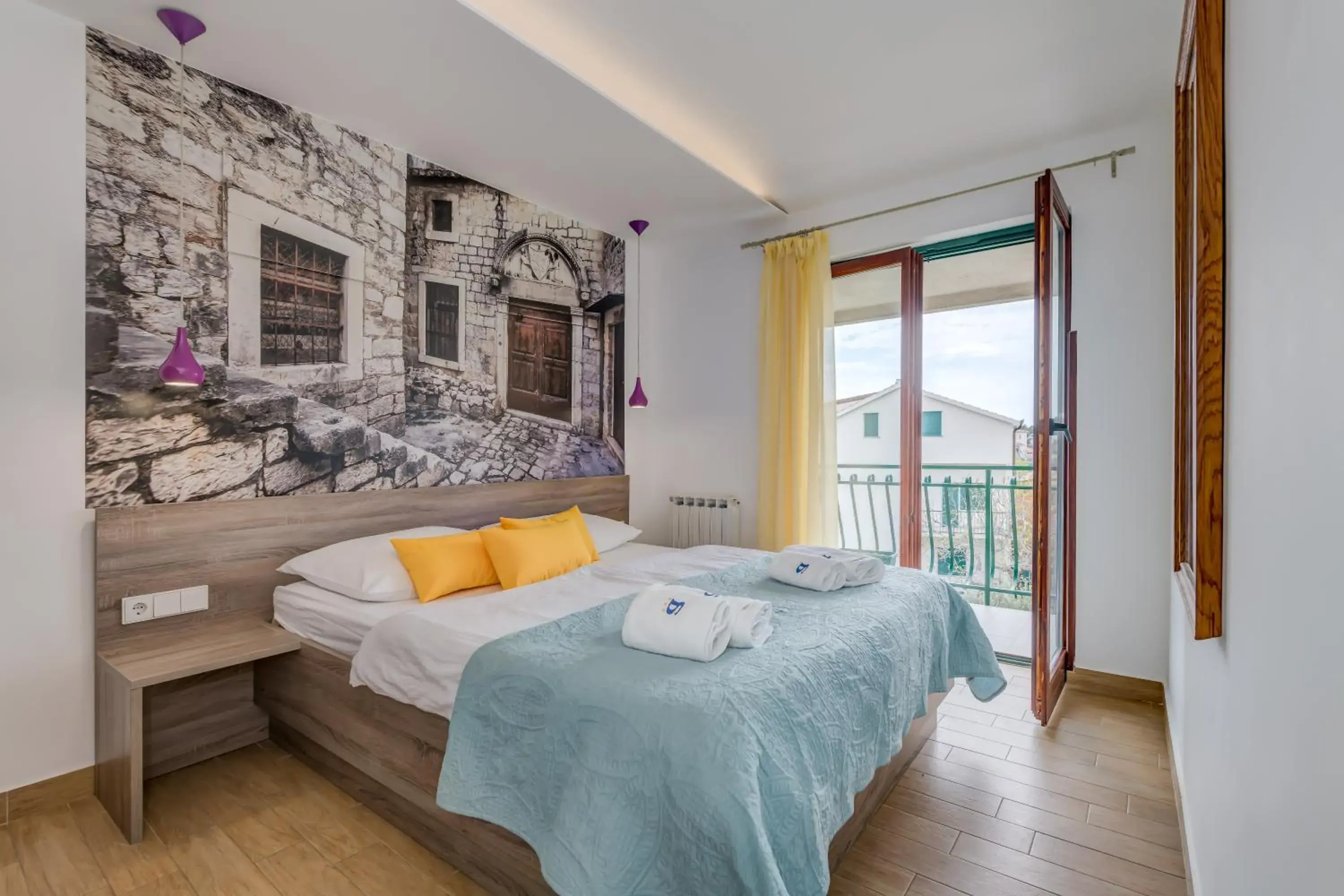 One-Bedroom Apartment with Balcony and Sea View - single occupancy in Apartments G One-Bedroom Apartment with Balcony and Sea View - single occupancy in Apartments G