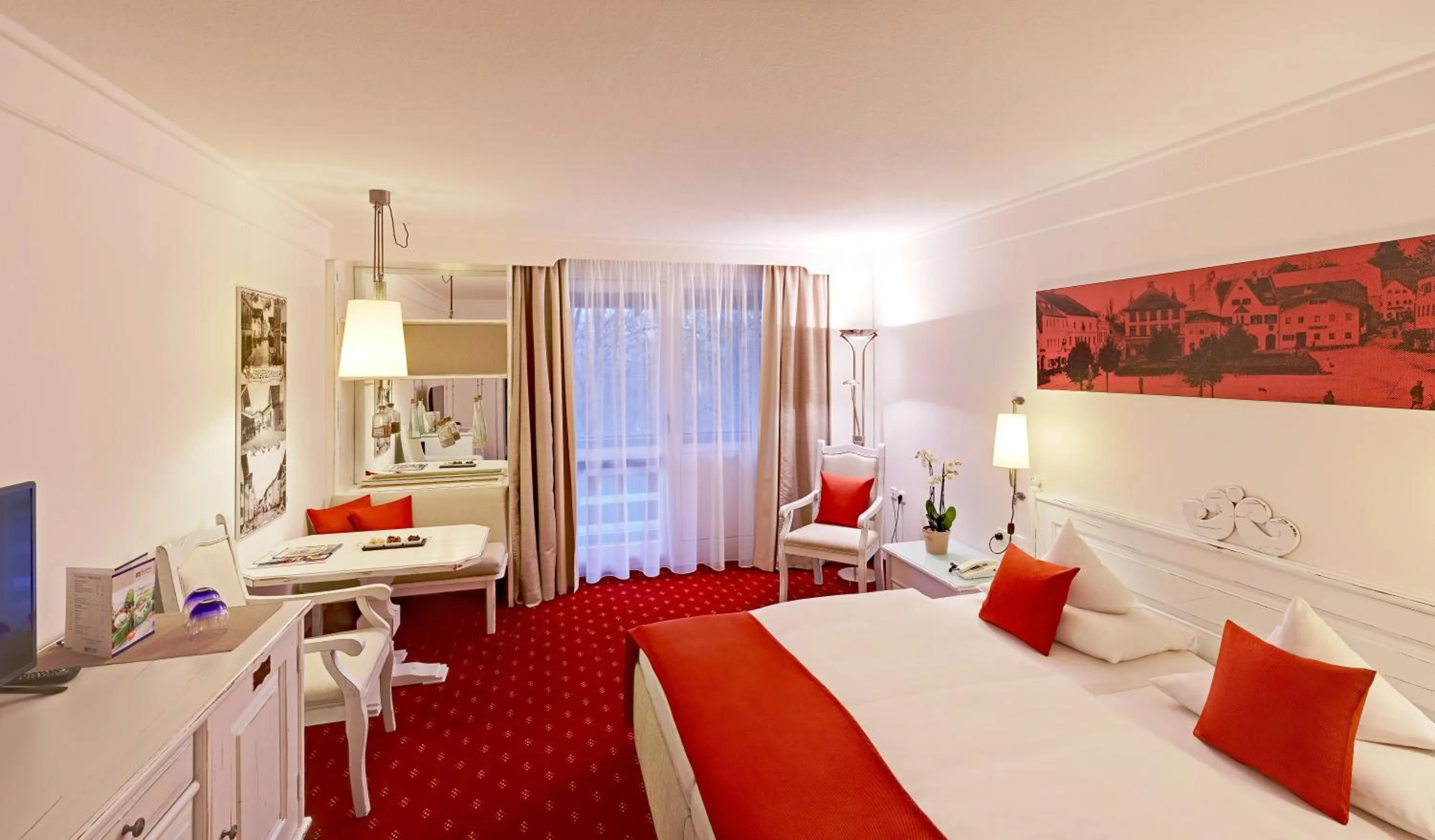 Bed in Hotel Das Ludwig