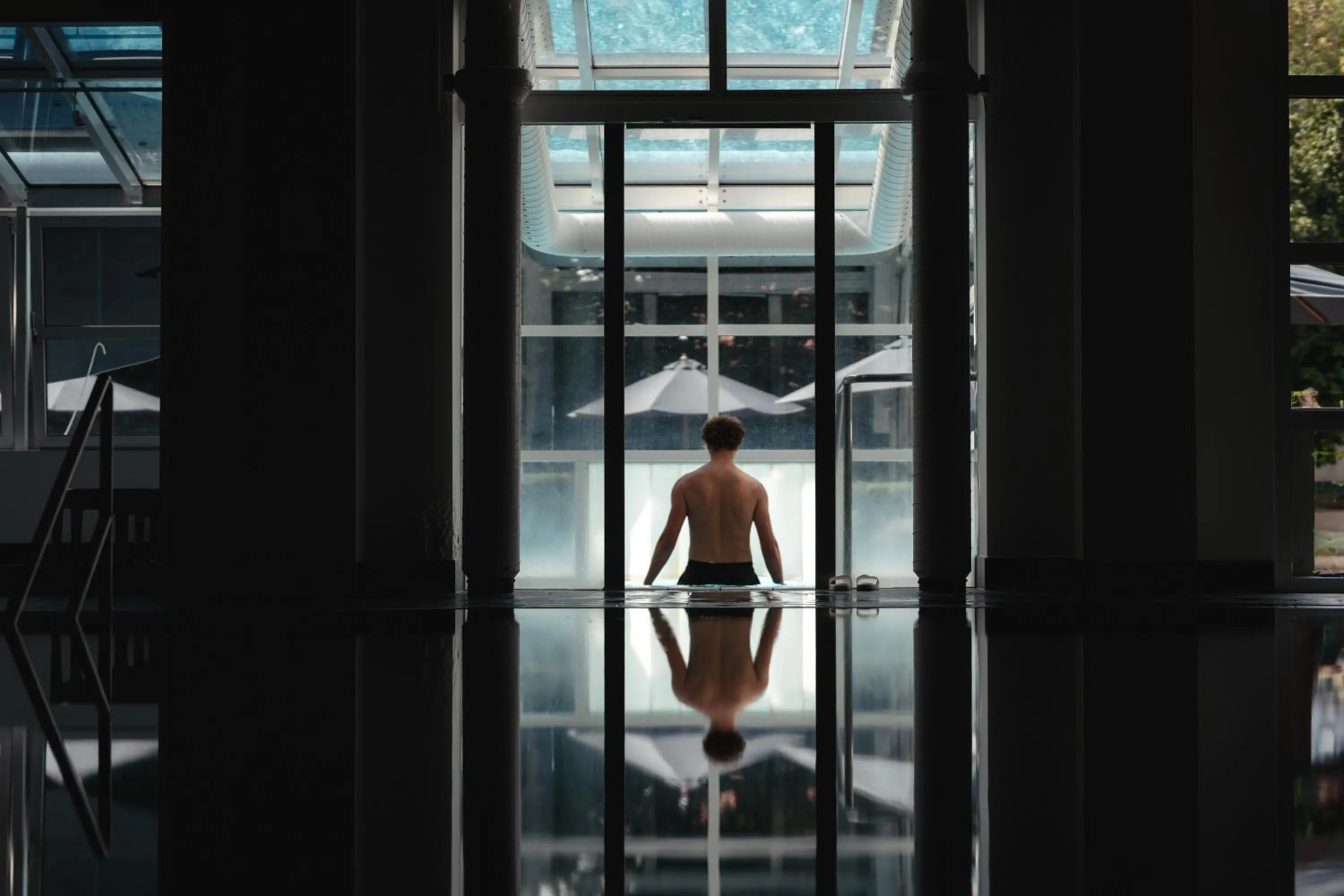 Swimming pool in Hotel Das Ludwig