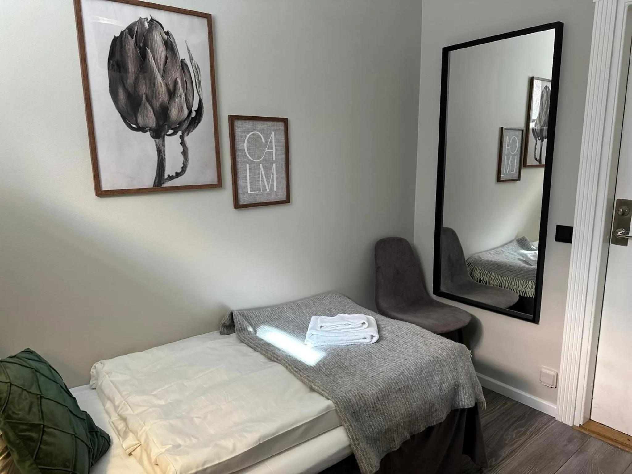 Bed in Hotel Tre Små Rum