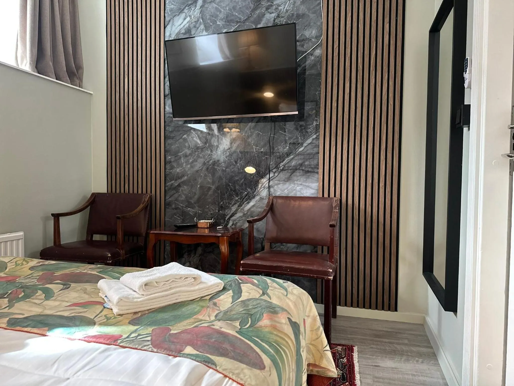 Bed in Hotel Tre Små Rum