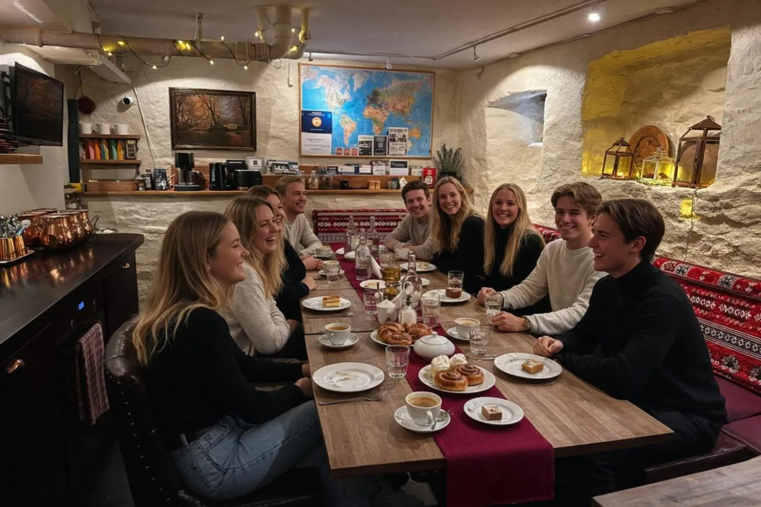 Lounge or bar in Hotel Tre Små Rum