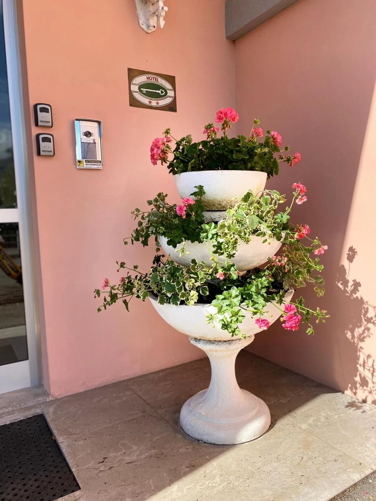 Facade/entrance in Hotel Diana