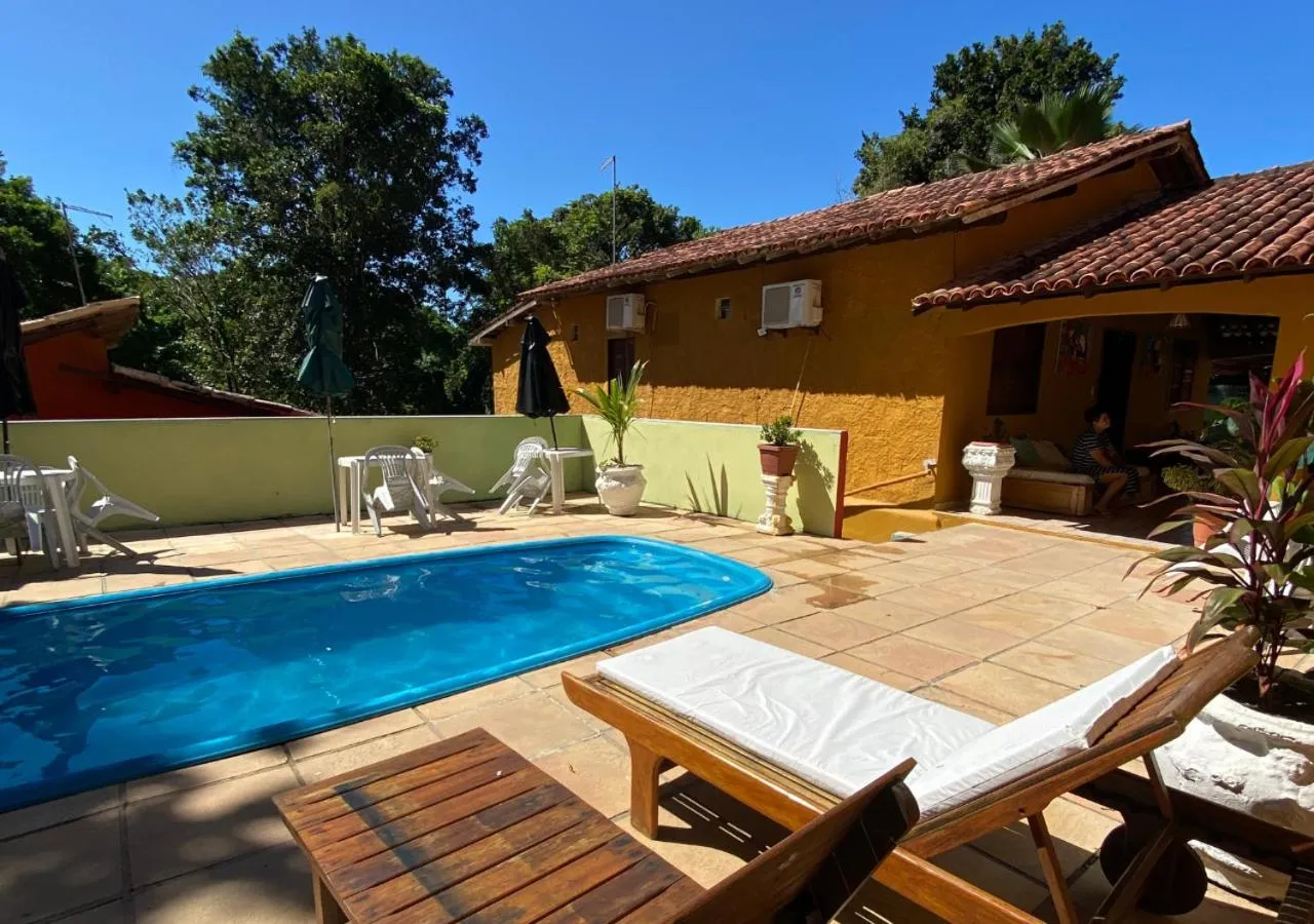 Swimming pool in Pousada Alto da Praia