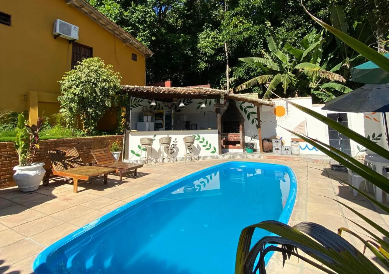 Swimming pool in Pousada Alto da Praia