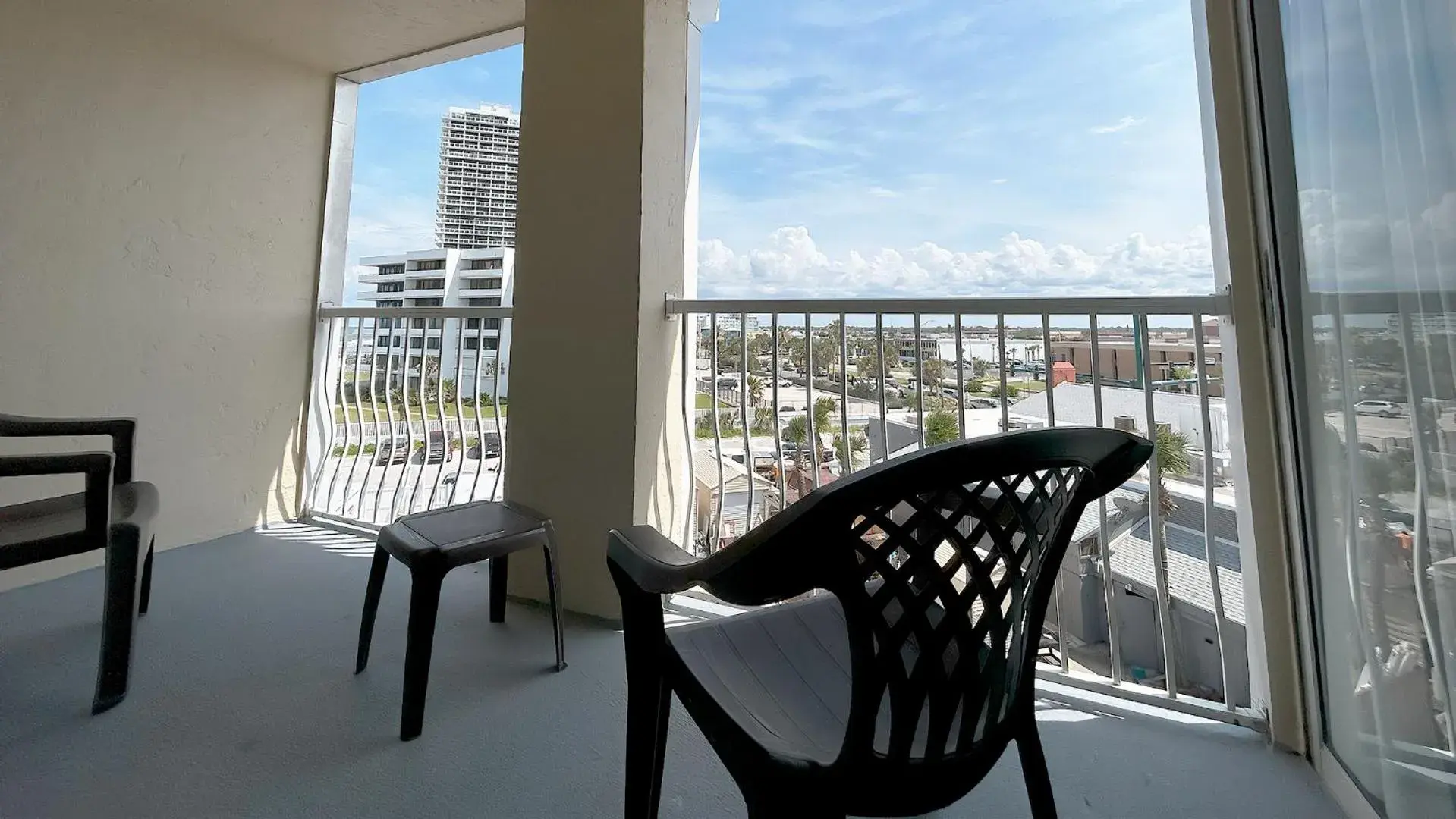 Patio in Ocean East Resort Club