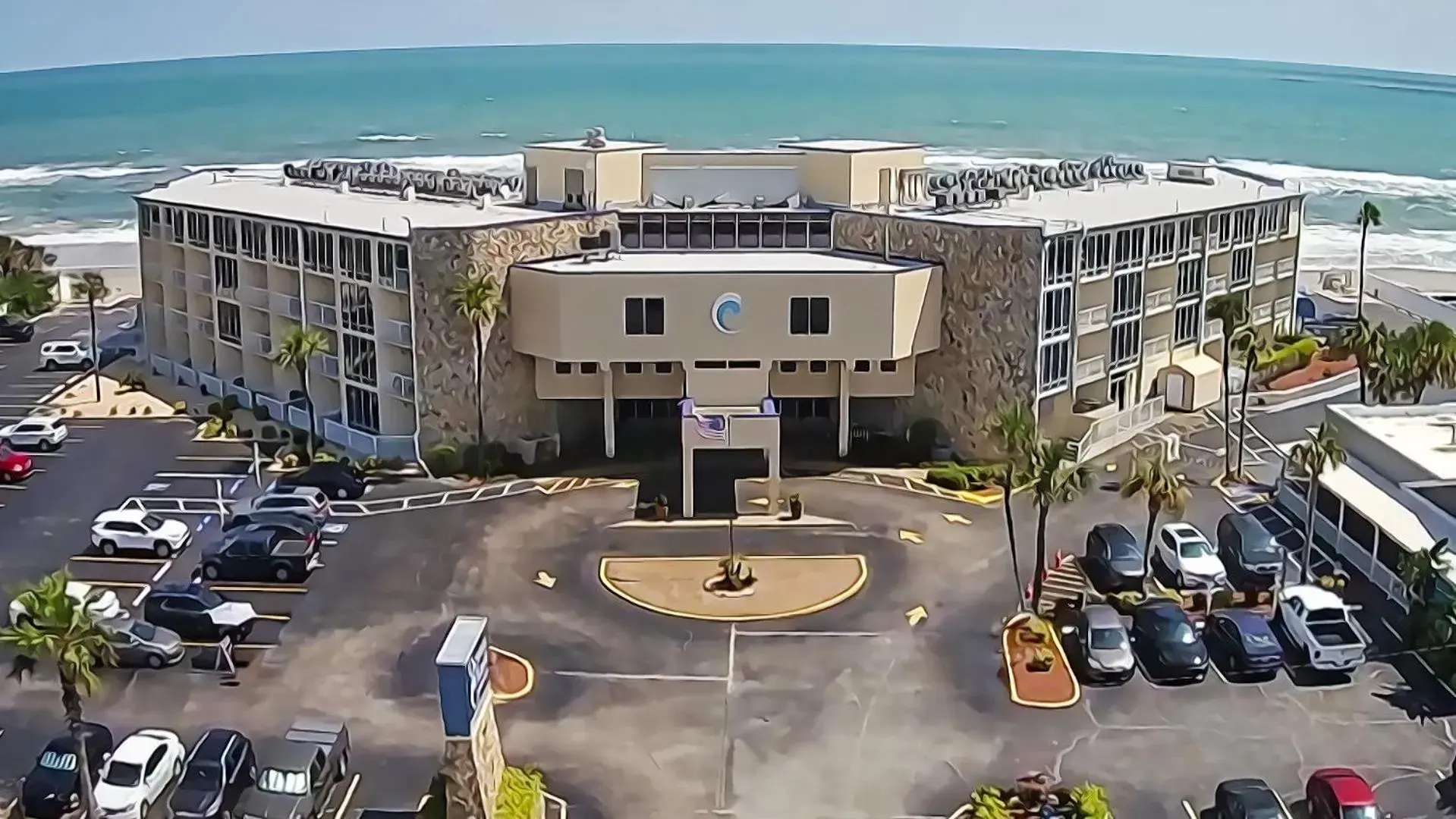 Property building, Bird's-eye View in Ocean East Resort Club