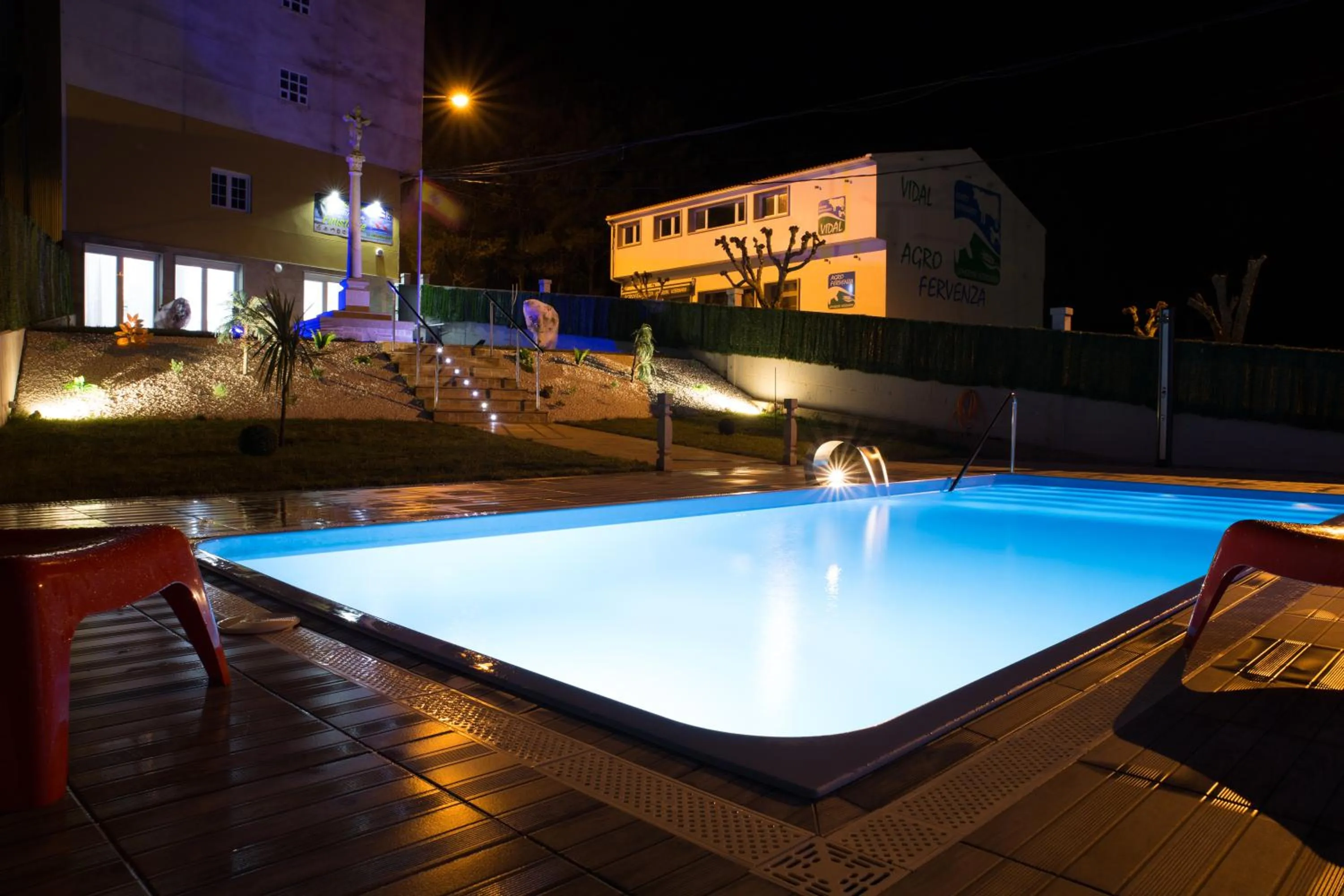 Swimming pool in Camino de Finisterre