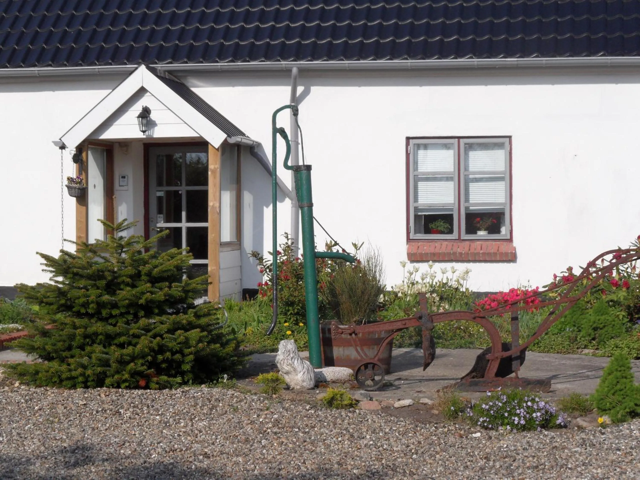Garden view in Motel Herning