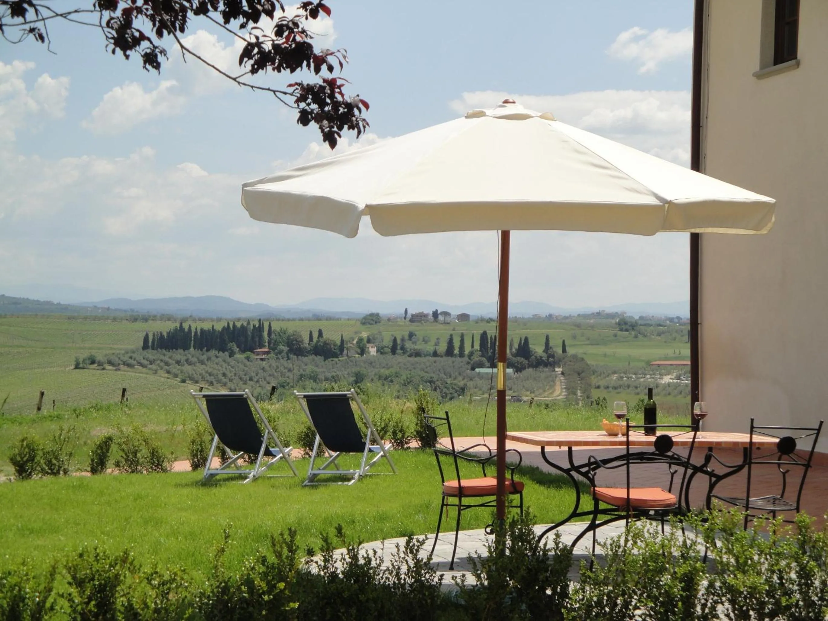 Patio in Agriturismo Streda Wine & Country Holiday