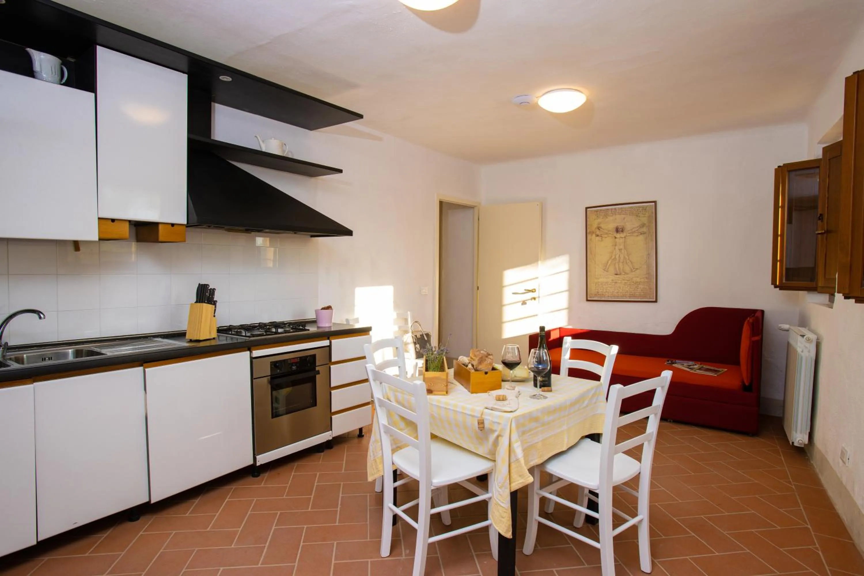 Kitchen or kitchenette in Agriturismo Streda Wine & Country Holiday